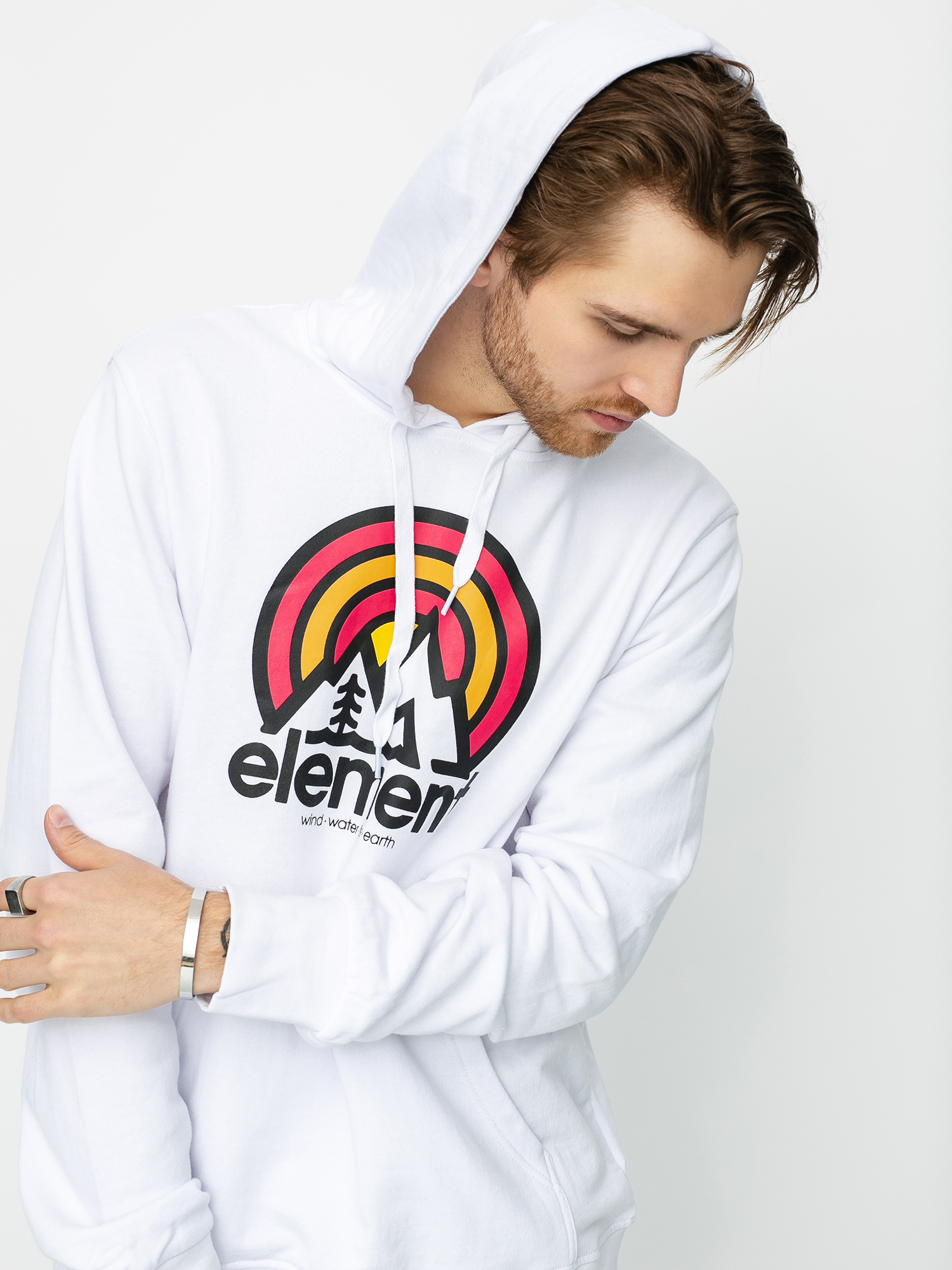 Bluza z kapturem Element Sonata Ft HD (optic white)