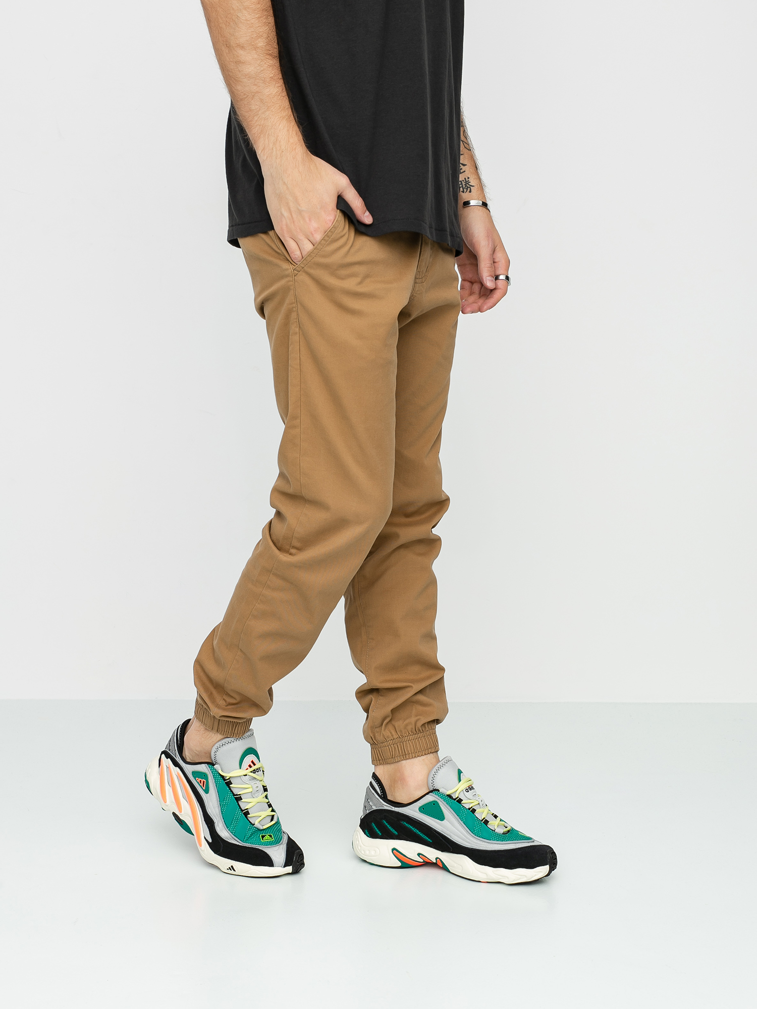 Spodnie Prosto Chino Jogger Call (camel)