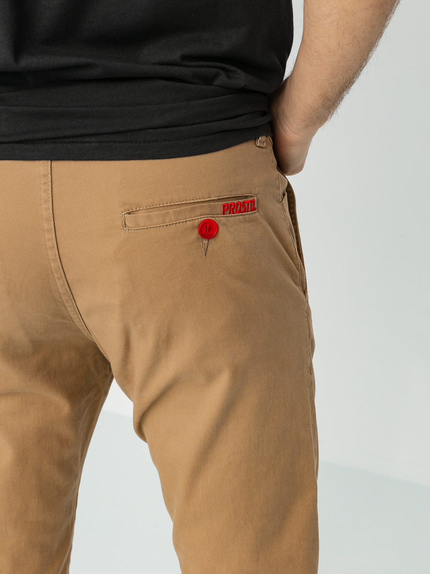 Spodnie Prosto Chino Jogger Call (camel)