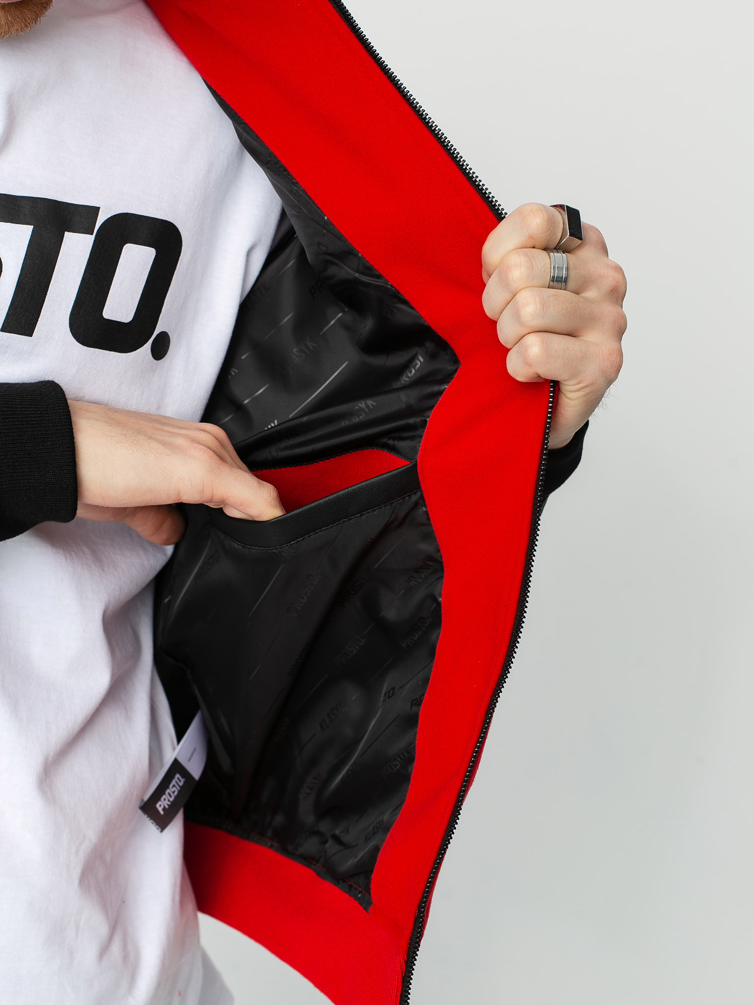 Kurtka Prosto Baze (red)