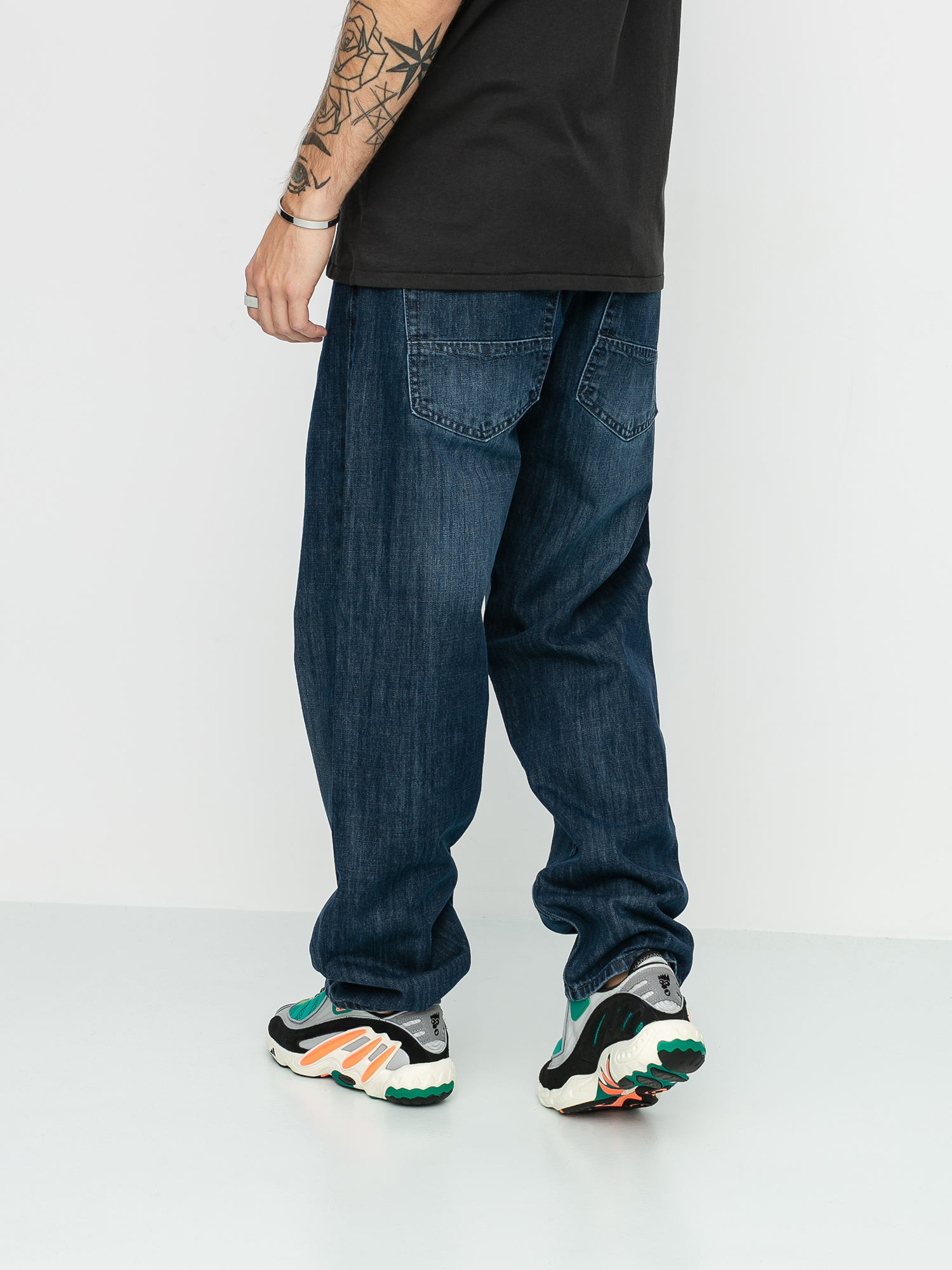 Spodnie MassDnm Slang Jeans (dark blue)