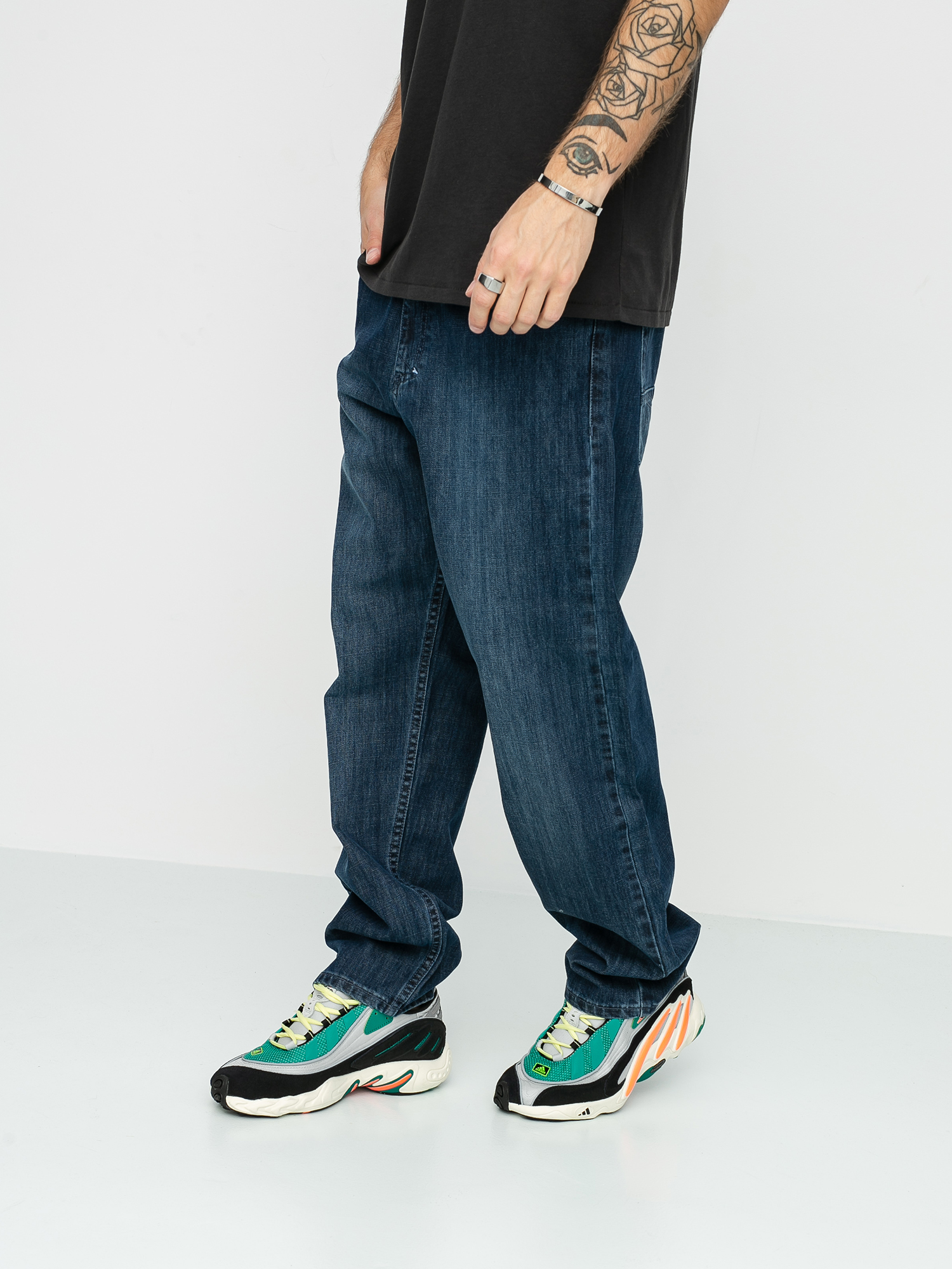 Spodnie MassDnm Slang Jeans (dark blue)