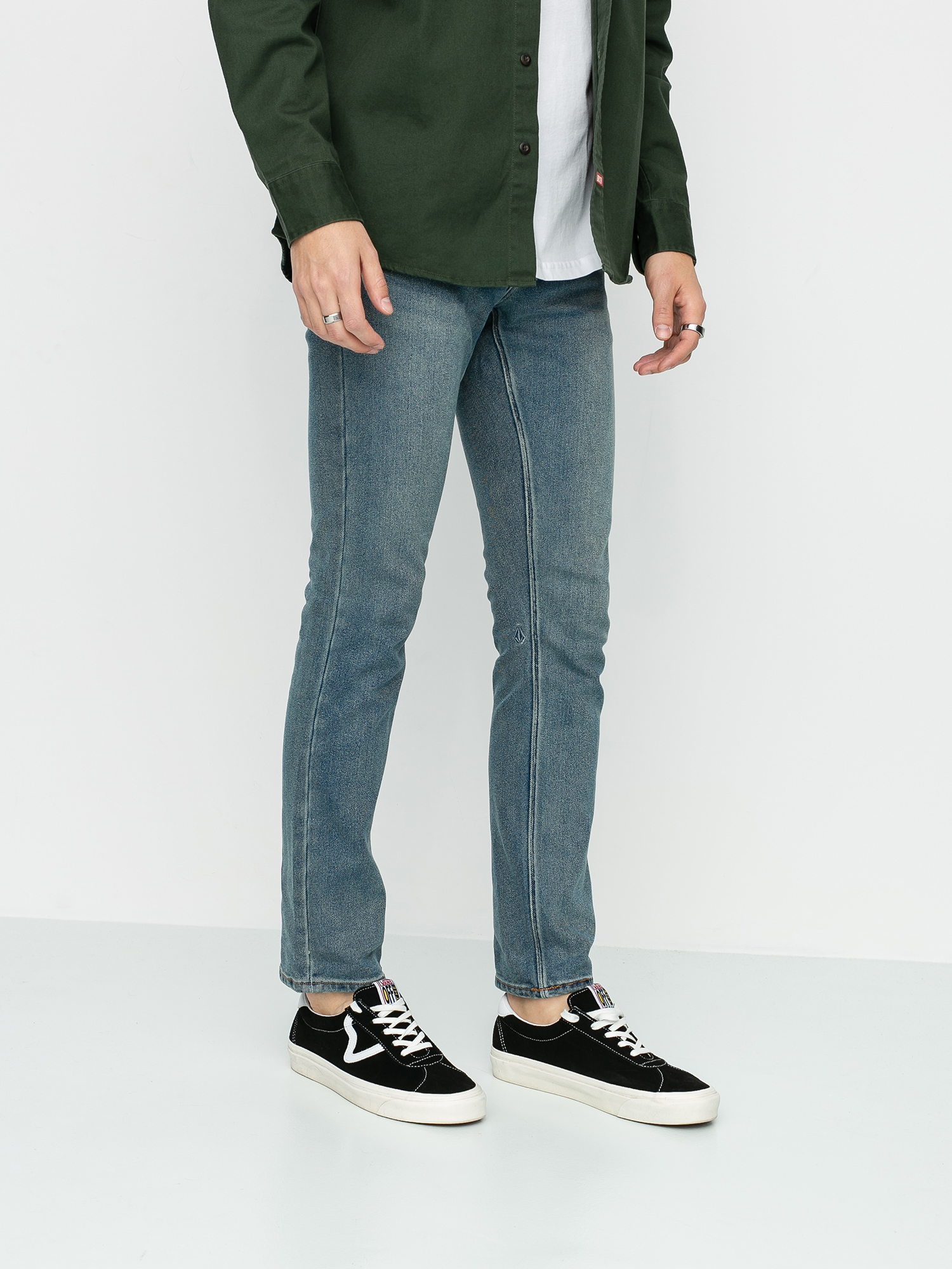 Spodnie Volcom Vorta Denim (medium dirty blue)