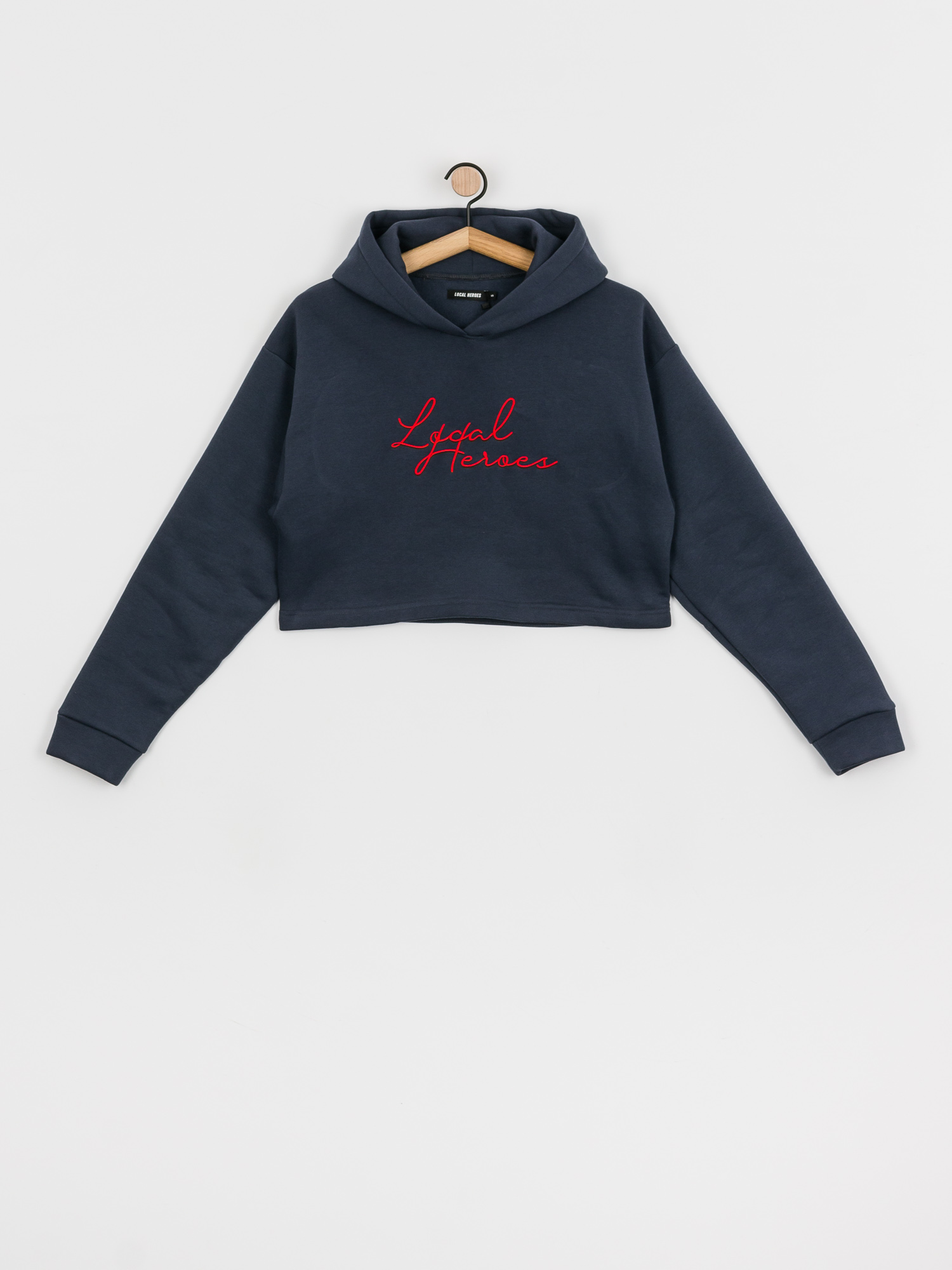 Bluza z kapturem Local Heroes Runway Cropped HD Wmn (navy)