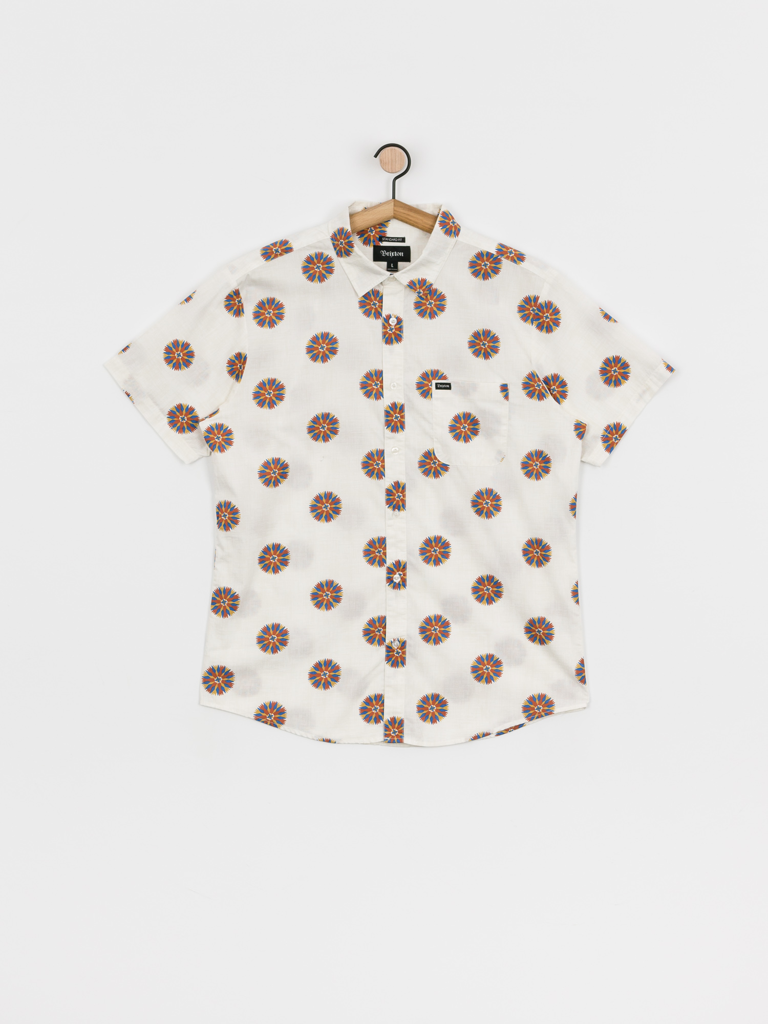 Koszula Brixton Charter Print Wvn (off white/autumn)