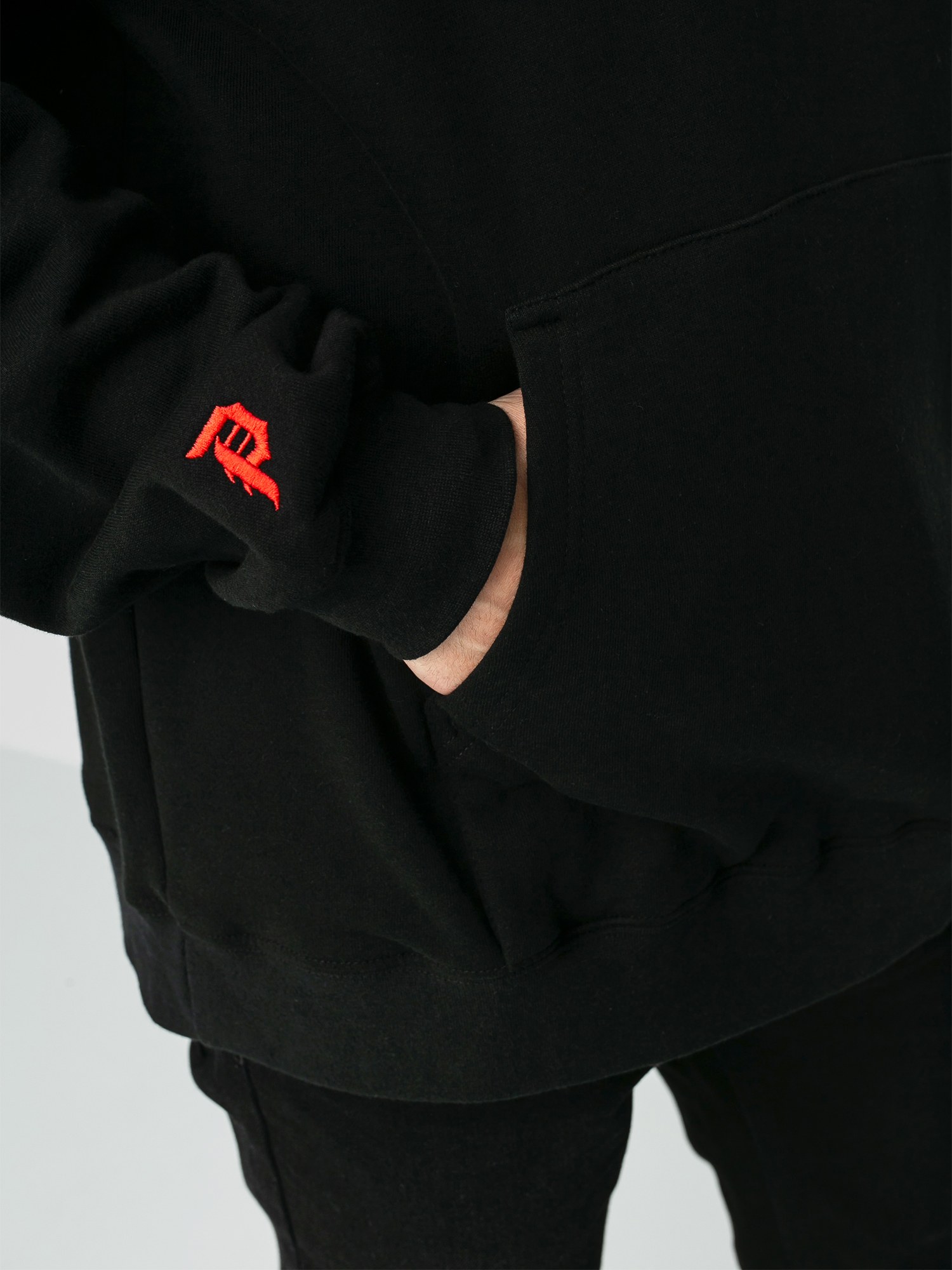 Bluza z kapturem Primitive Anxiety Man HD (black)