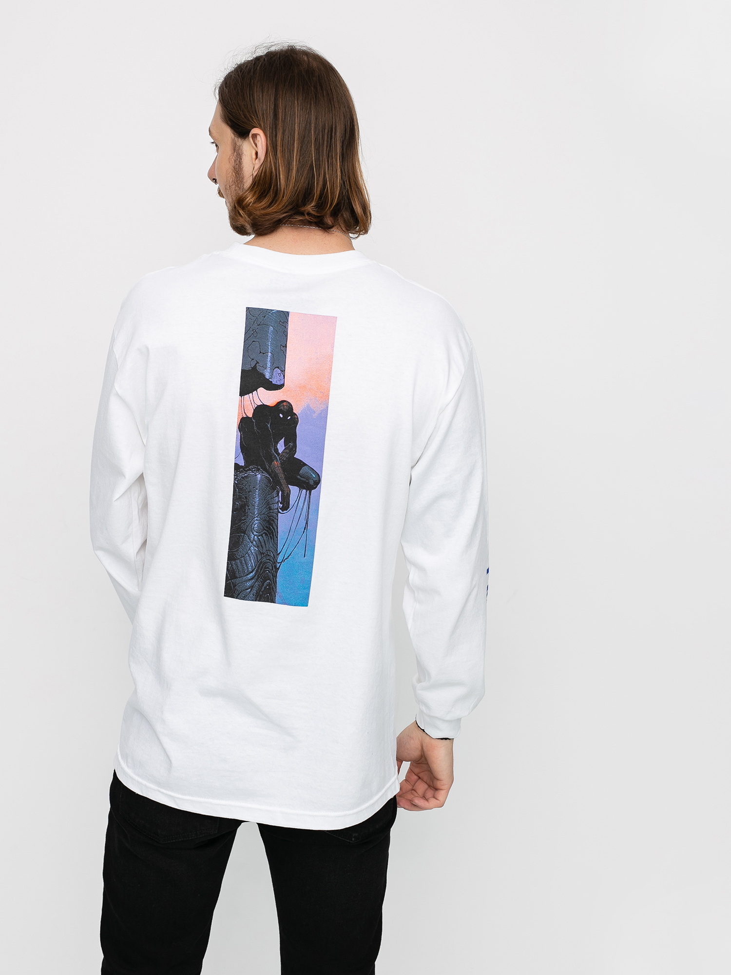 Longsleeve Primitive Spider Man (white)