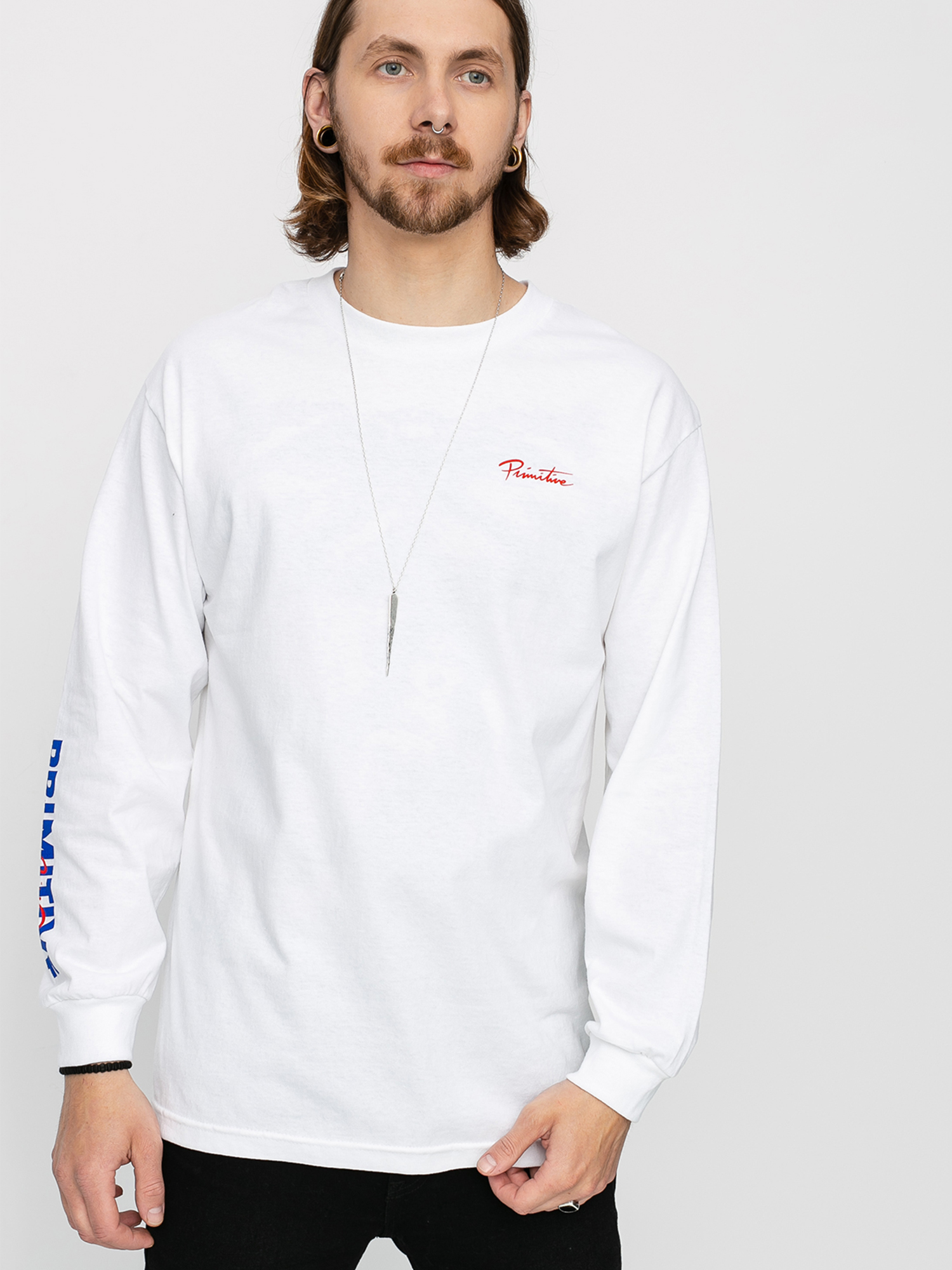 Longsleeve Primitive Spider Man (white)
