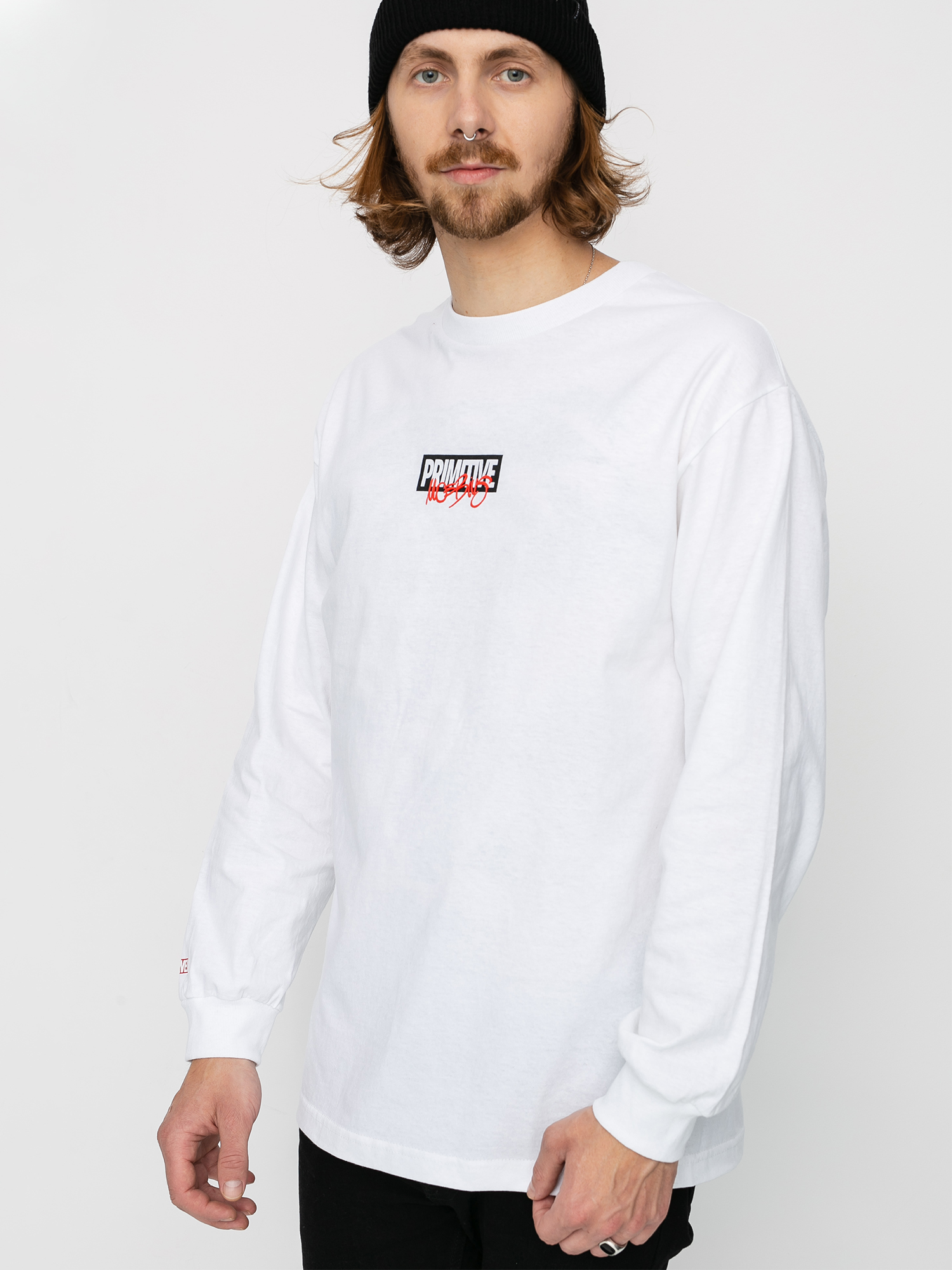 Longsleeve Primitive Iron Man (white)