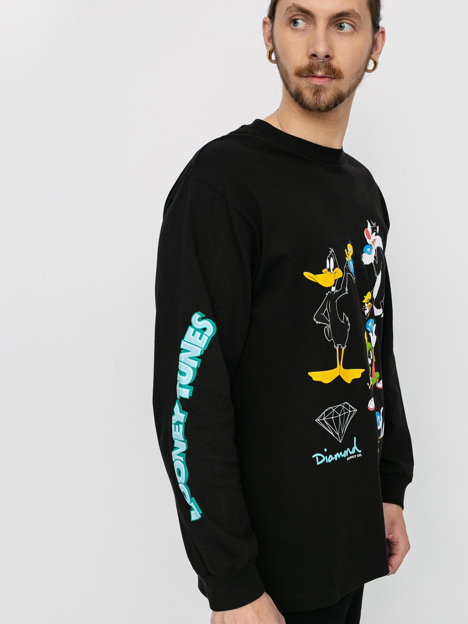 Longsleeve Diamond Supply Co. Looney Tunes (black)