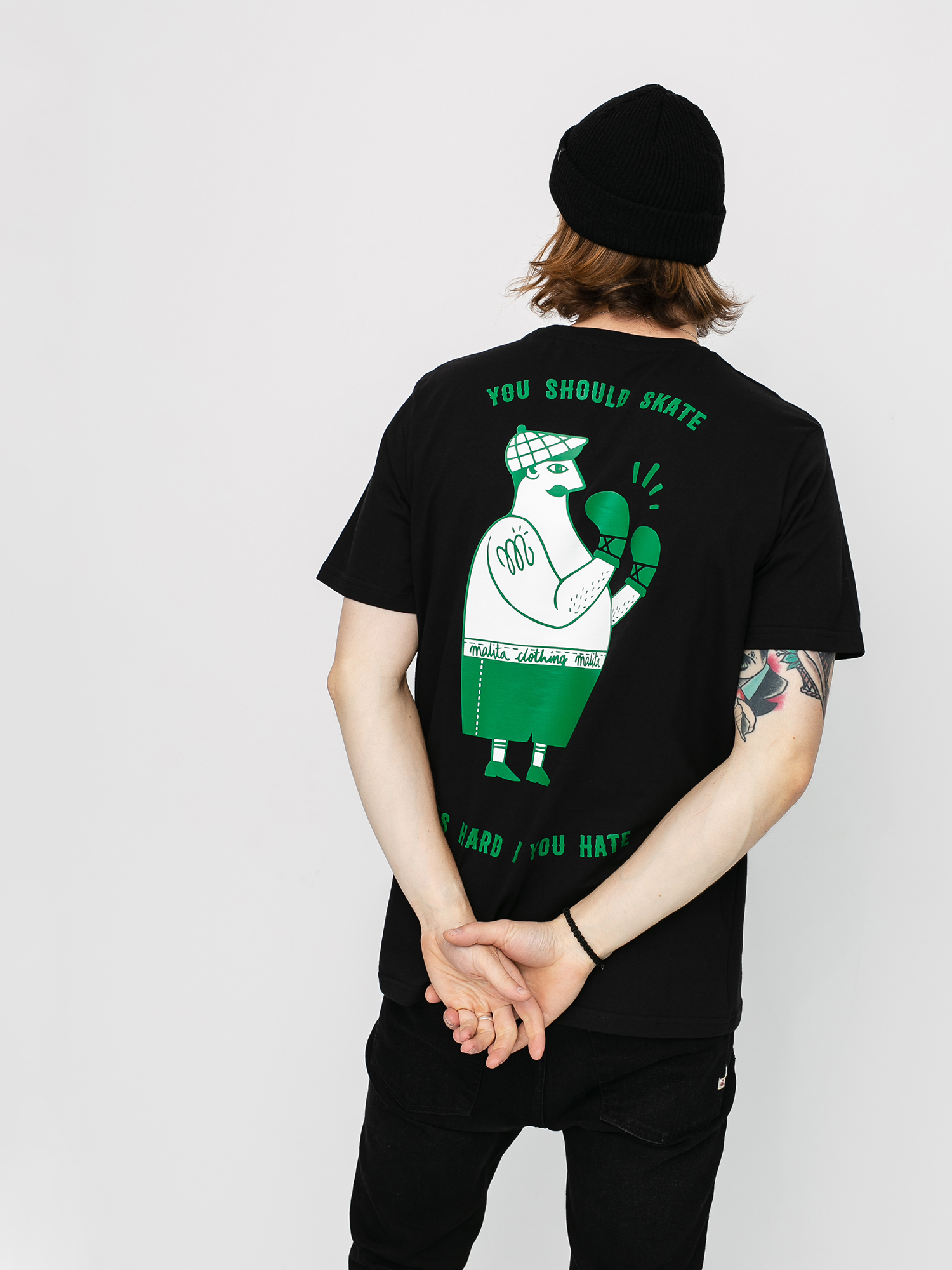 T-shirt Malita Boxer Pocket (black)