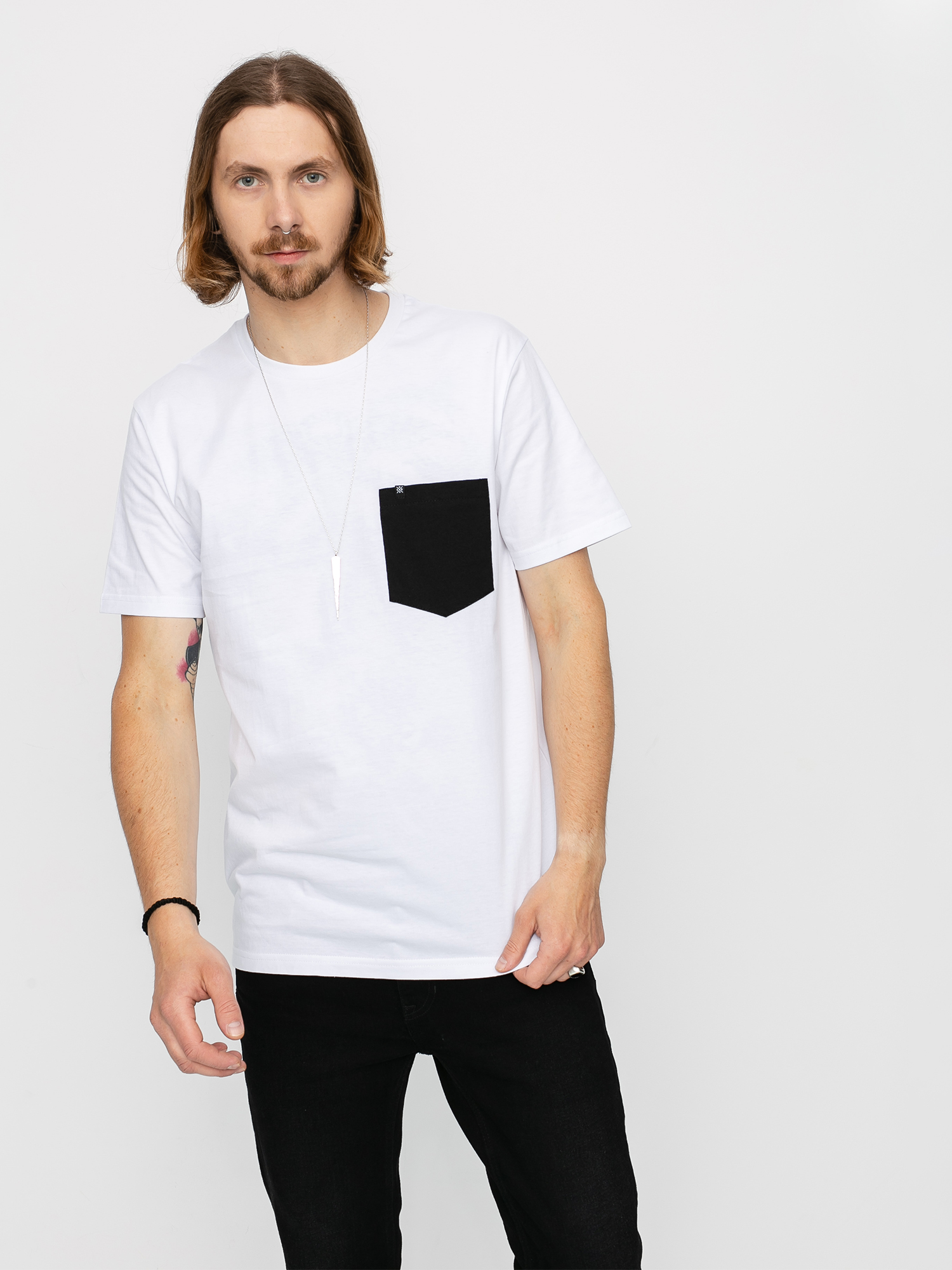 T-shirt Malita Bear Pocket (white)