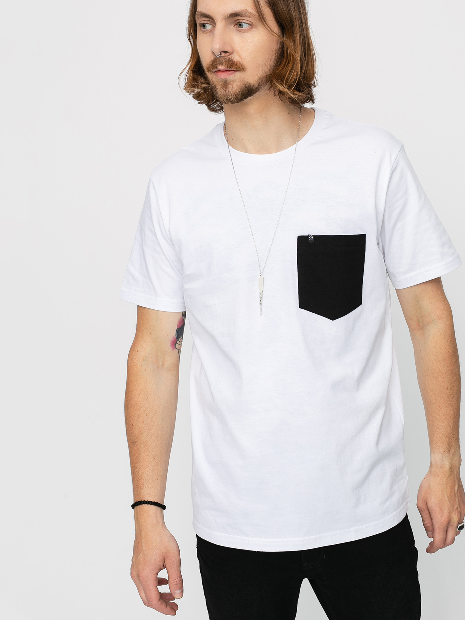T-shirt Malita Bear Pocket (white)