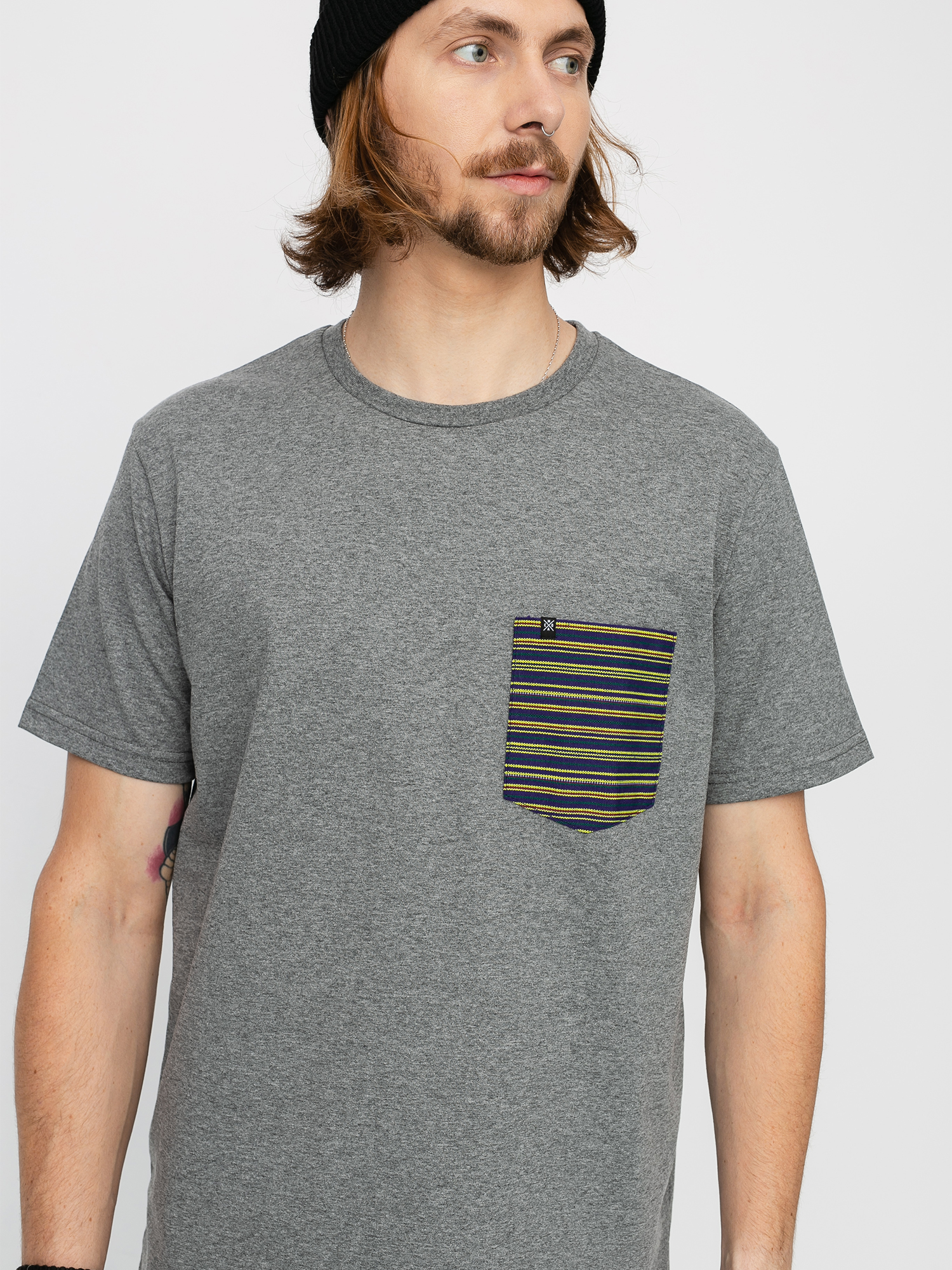 T-shirt Malita Thunder Pocket (grey heather)