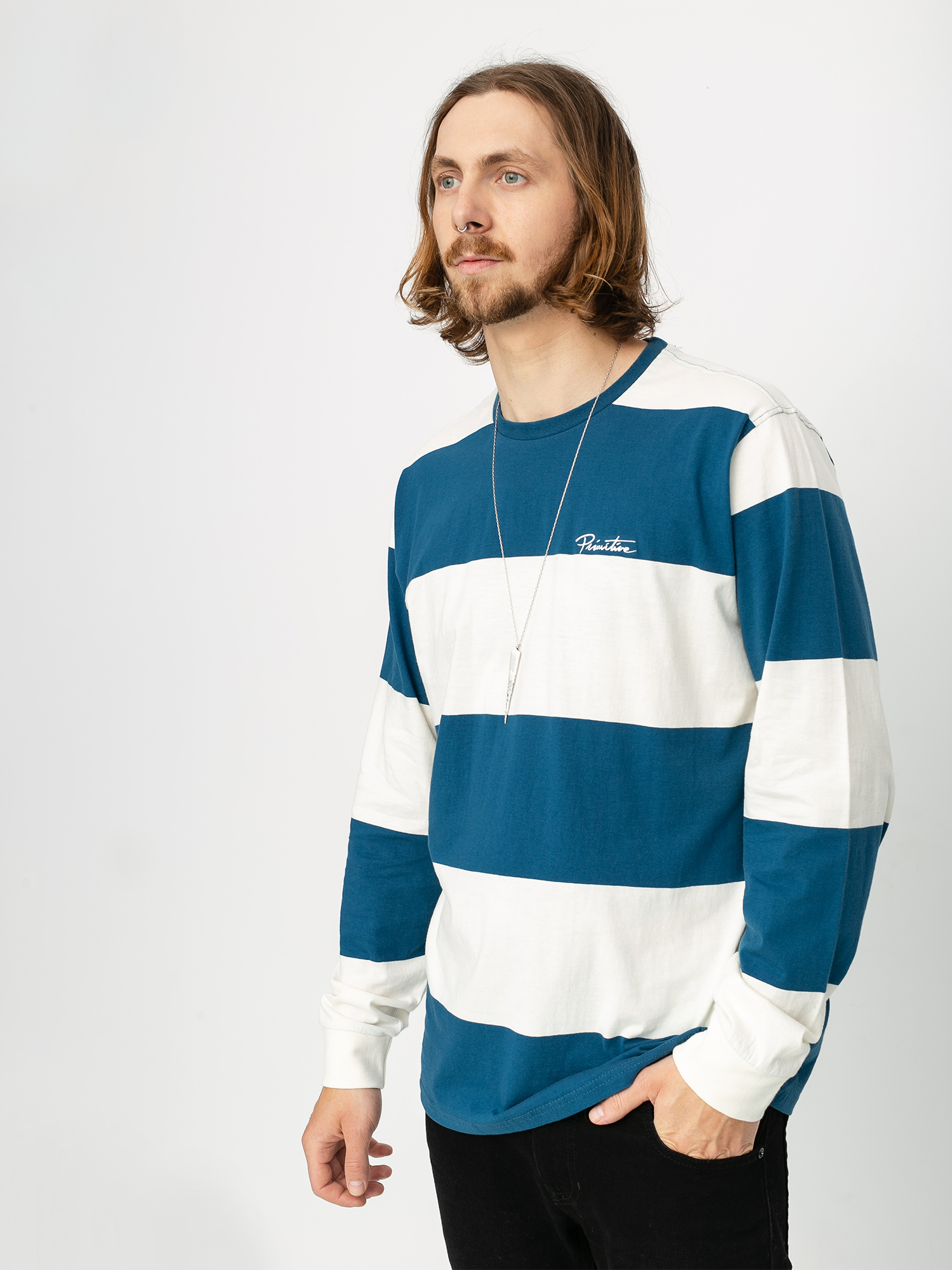 Longsleeve Primitive Hampton Crew (navy)