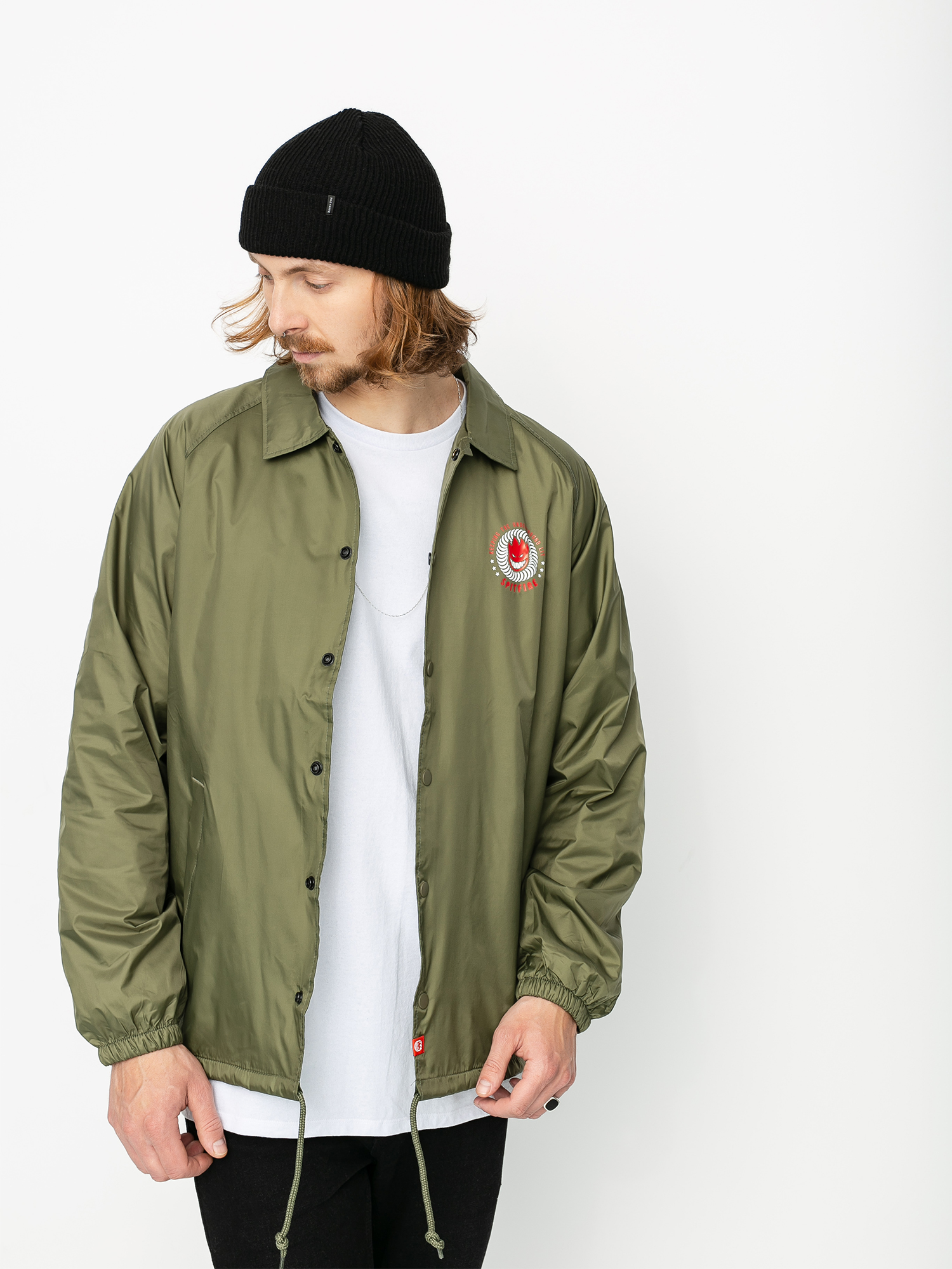 Kurtka Spitfire Ktul (army green/red/white)