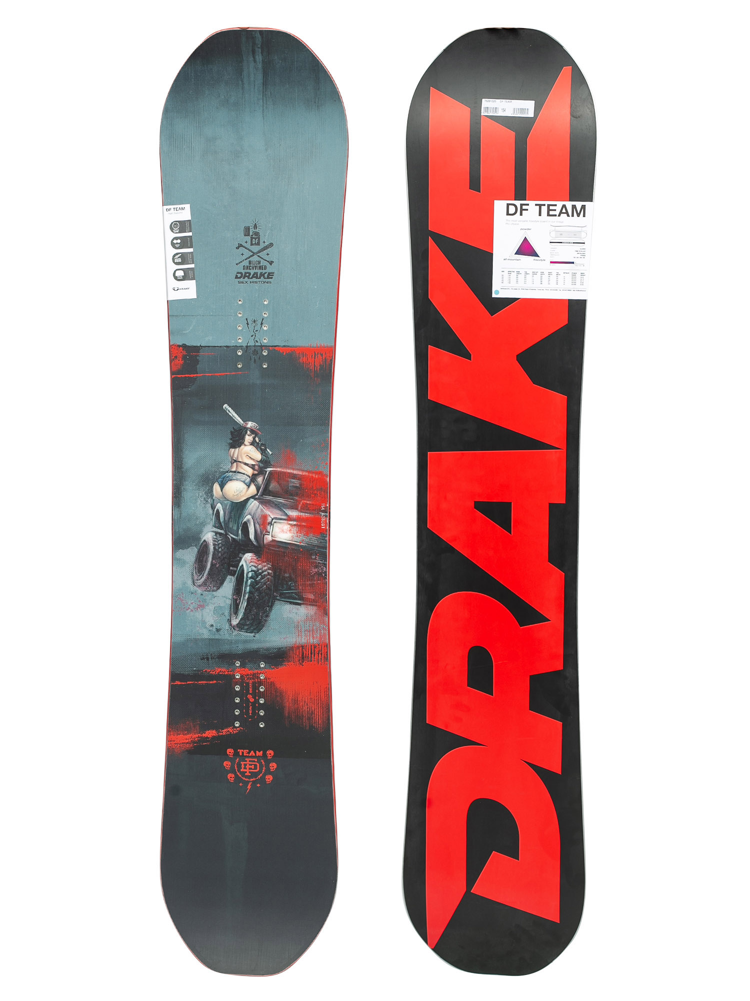 Męska Deska snowboardowa Drake Df Team