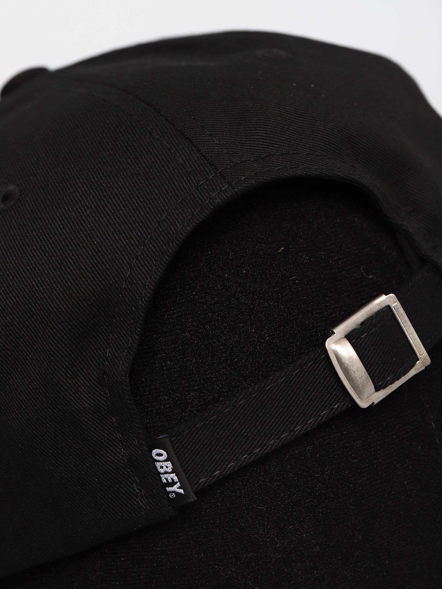 Czapka z daszkiem OBEY Jumbled 6 Panel ZD (black)