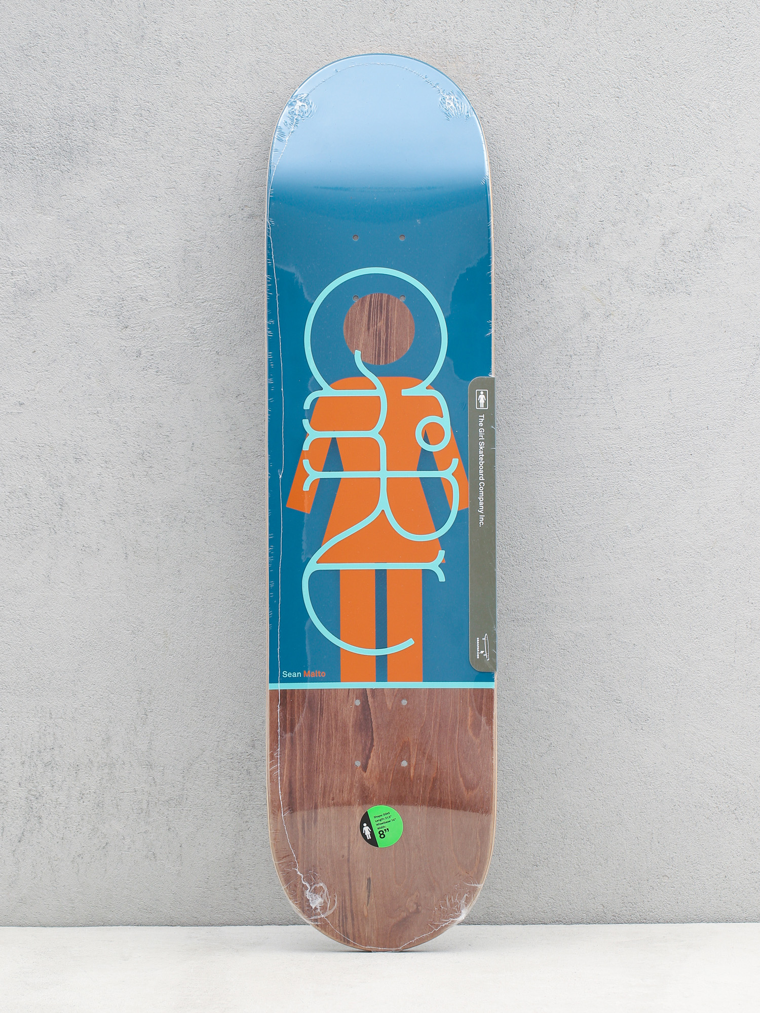 Deck Girl Skateboard Malto Og Liner (blue/brown)