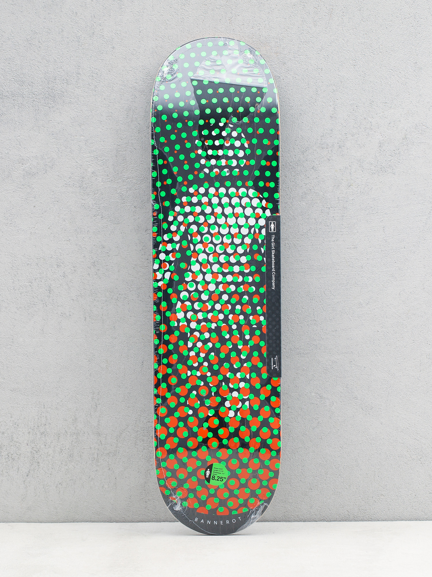Deck Girl Skateboard Bannerot Dot Og (black/green)