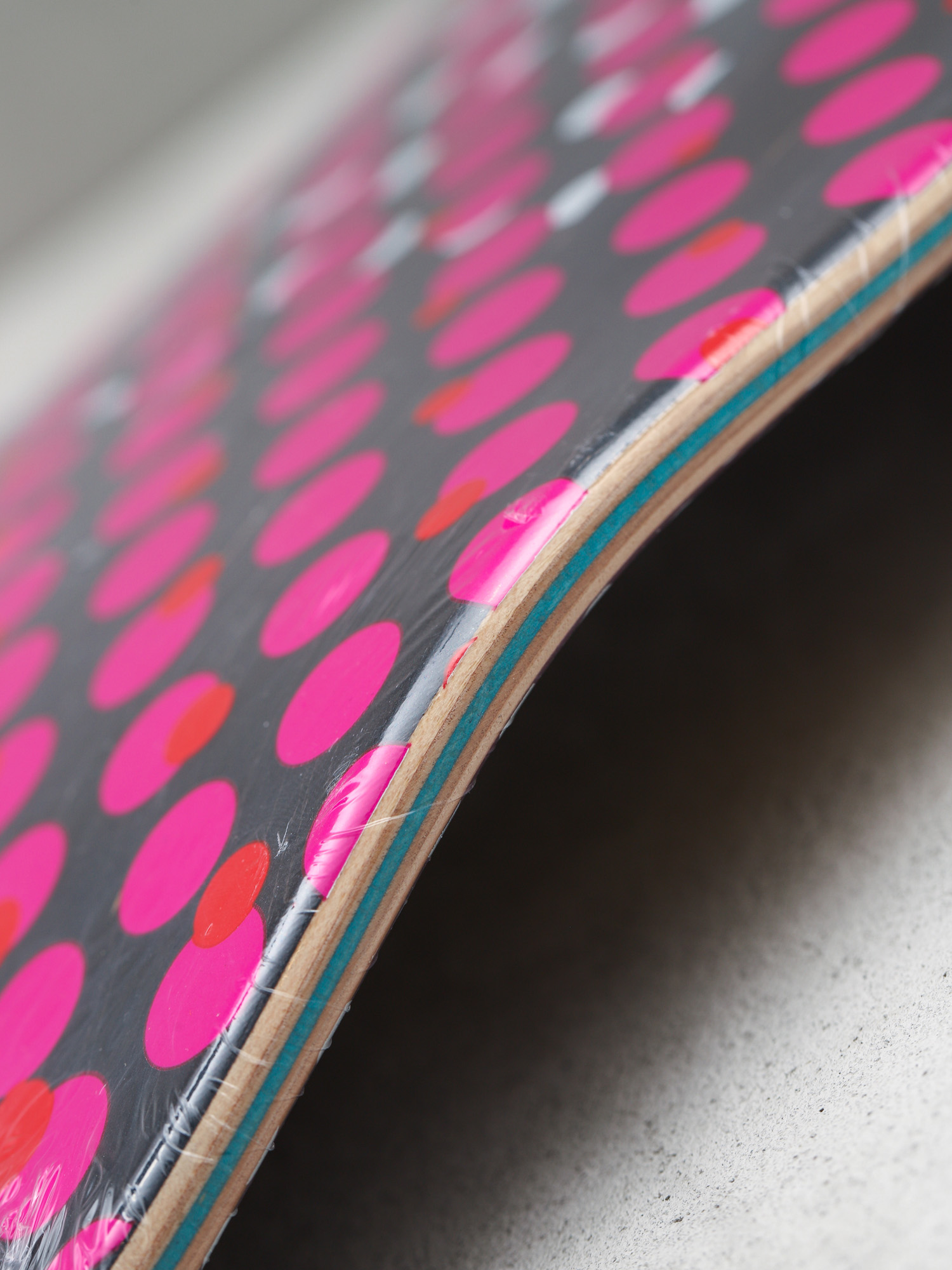 Deck Girl Skateboard Carroll Dot Og (black/red)
