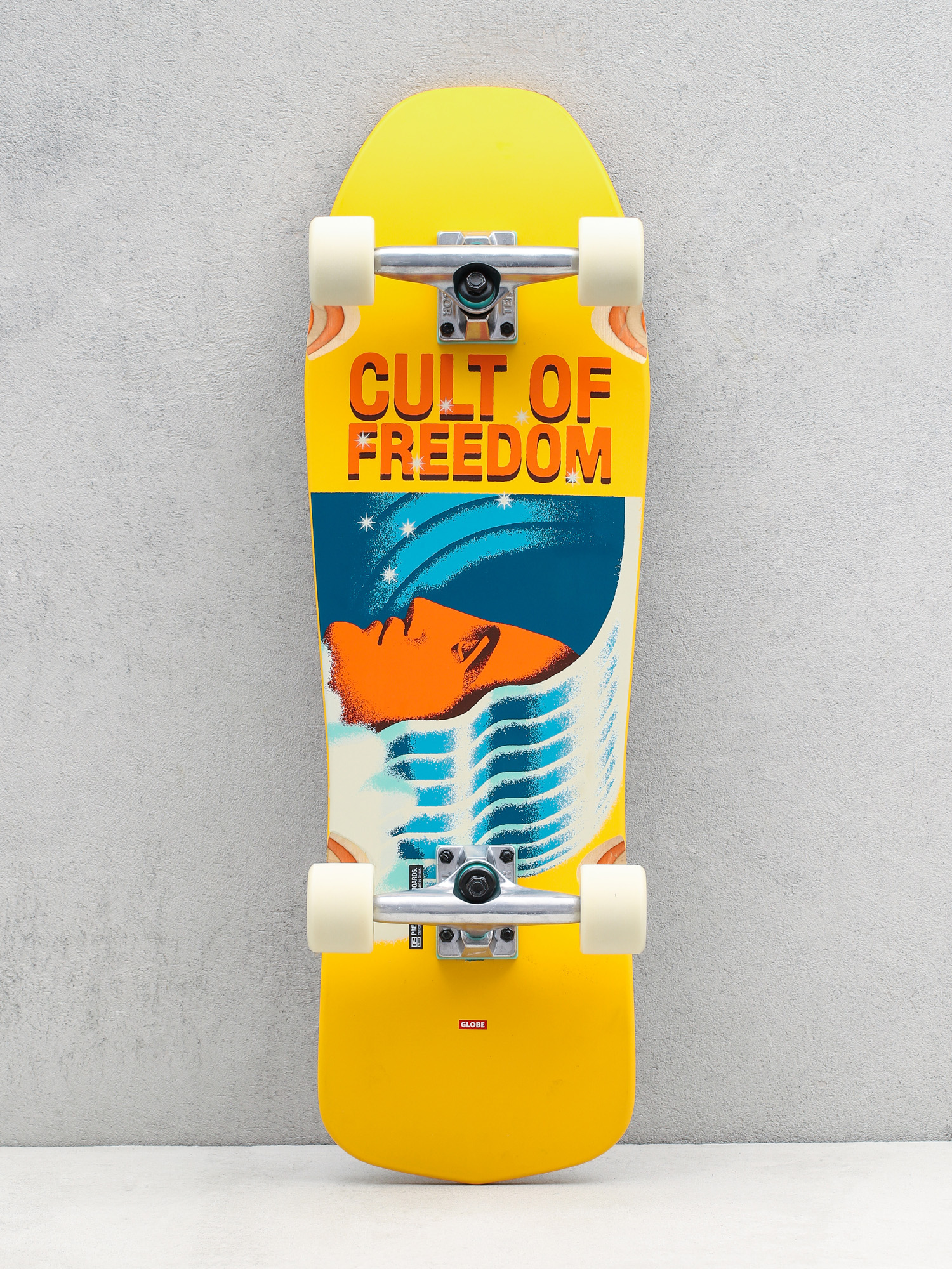 Deskorolka cruiser Globe Blaster (cult of freedom/wavehead)