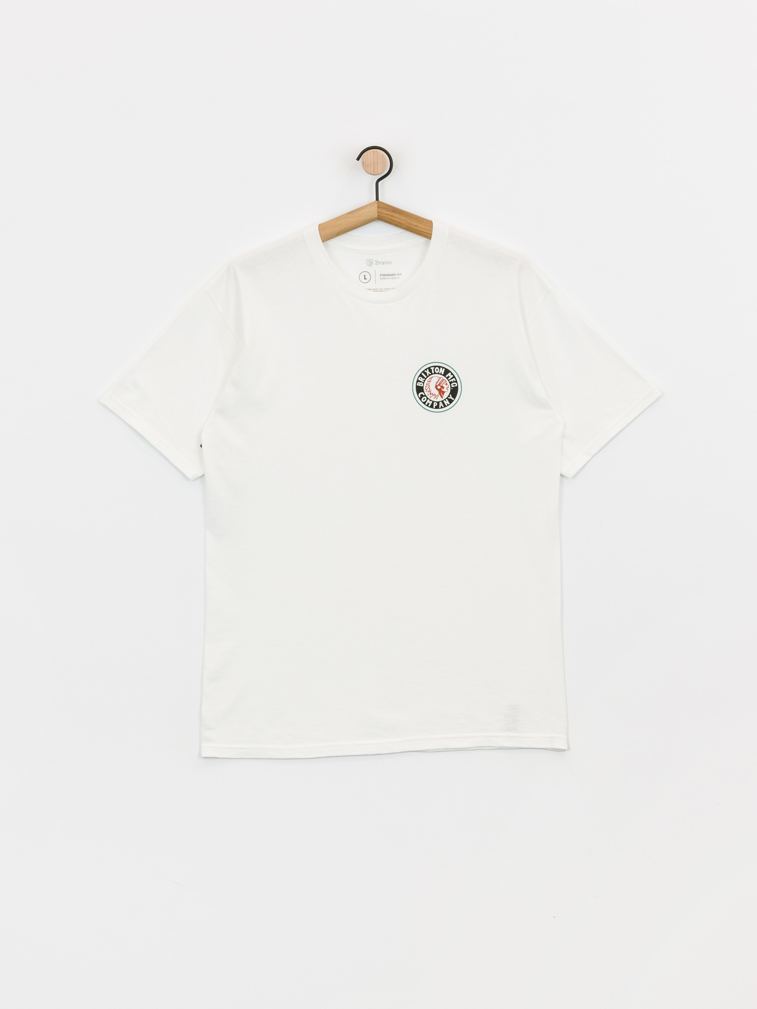 T-shirt Brixton Rival II Stnd (white/teal)