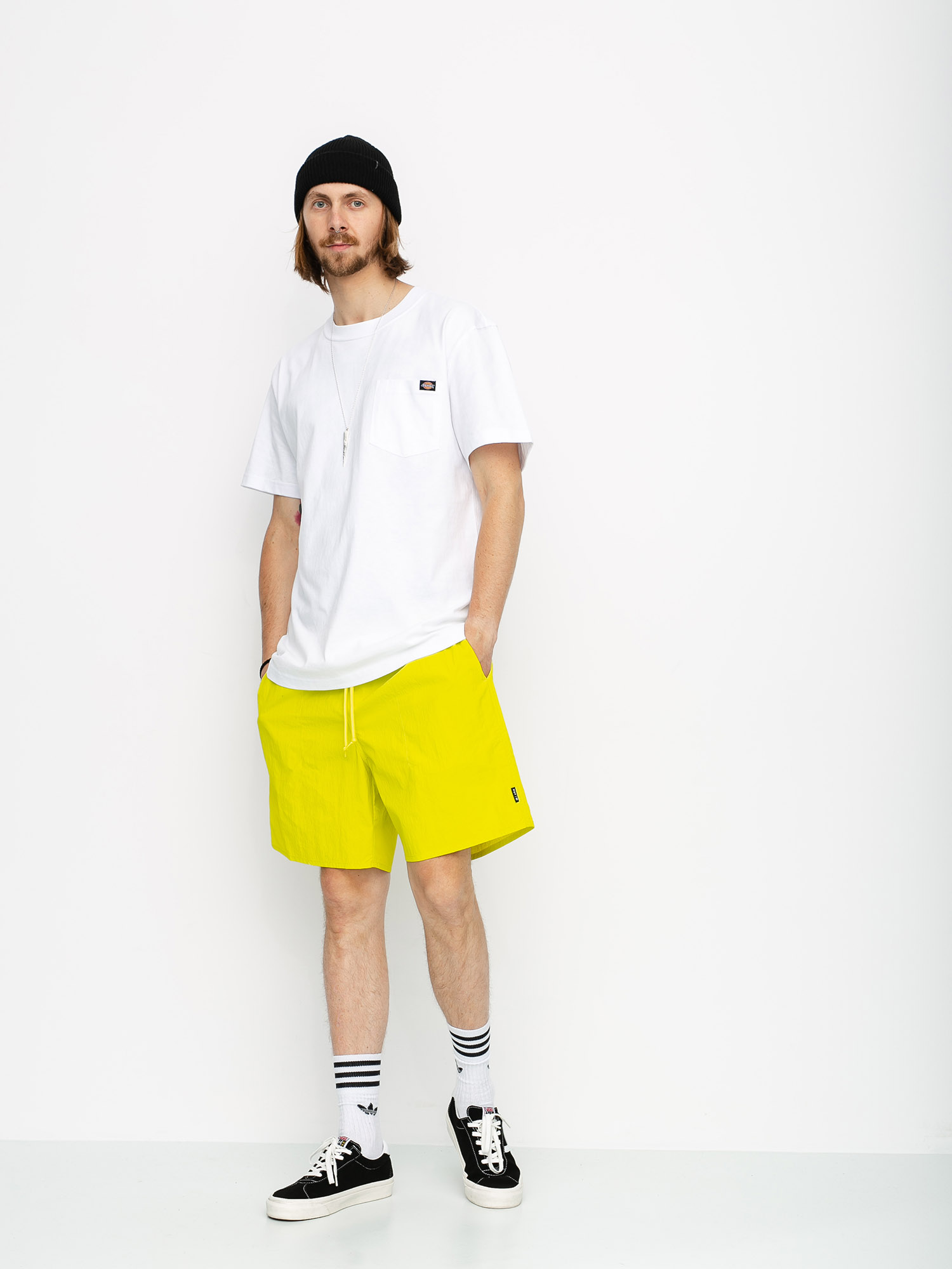 Szorty HUF Dwr Fuck It Easy (hot lime)