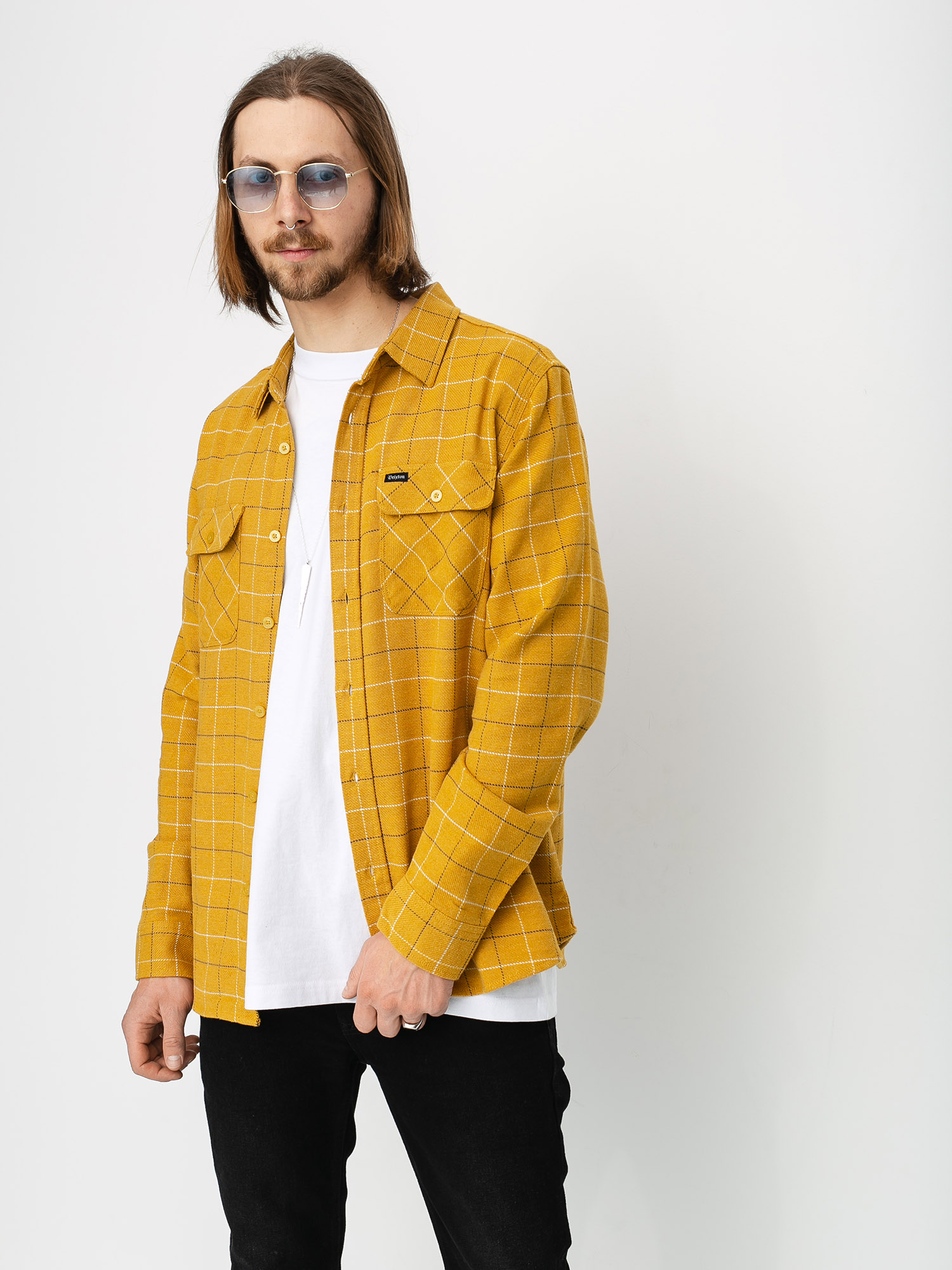 Koszula Brixton Bowery Flannel Ls (honey)