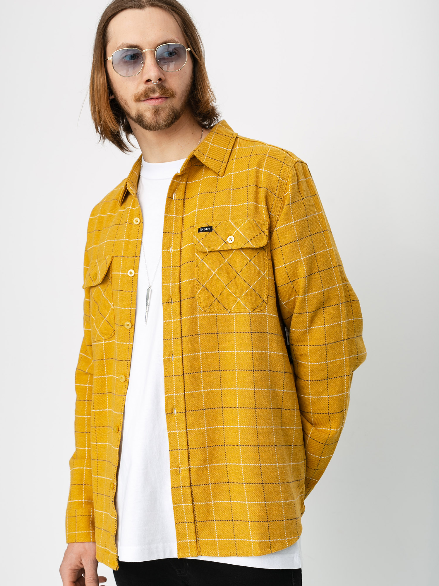 Koszula Brixton Bowery Flannel Ls (honey)