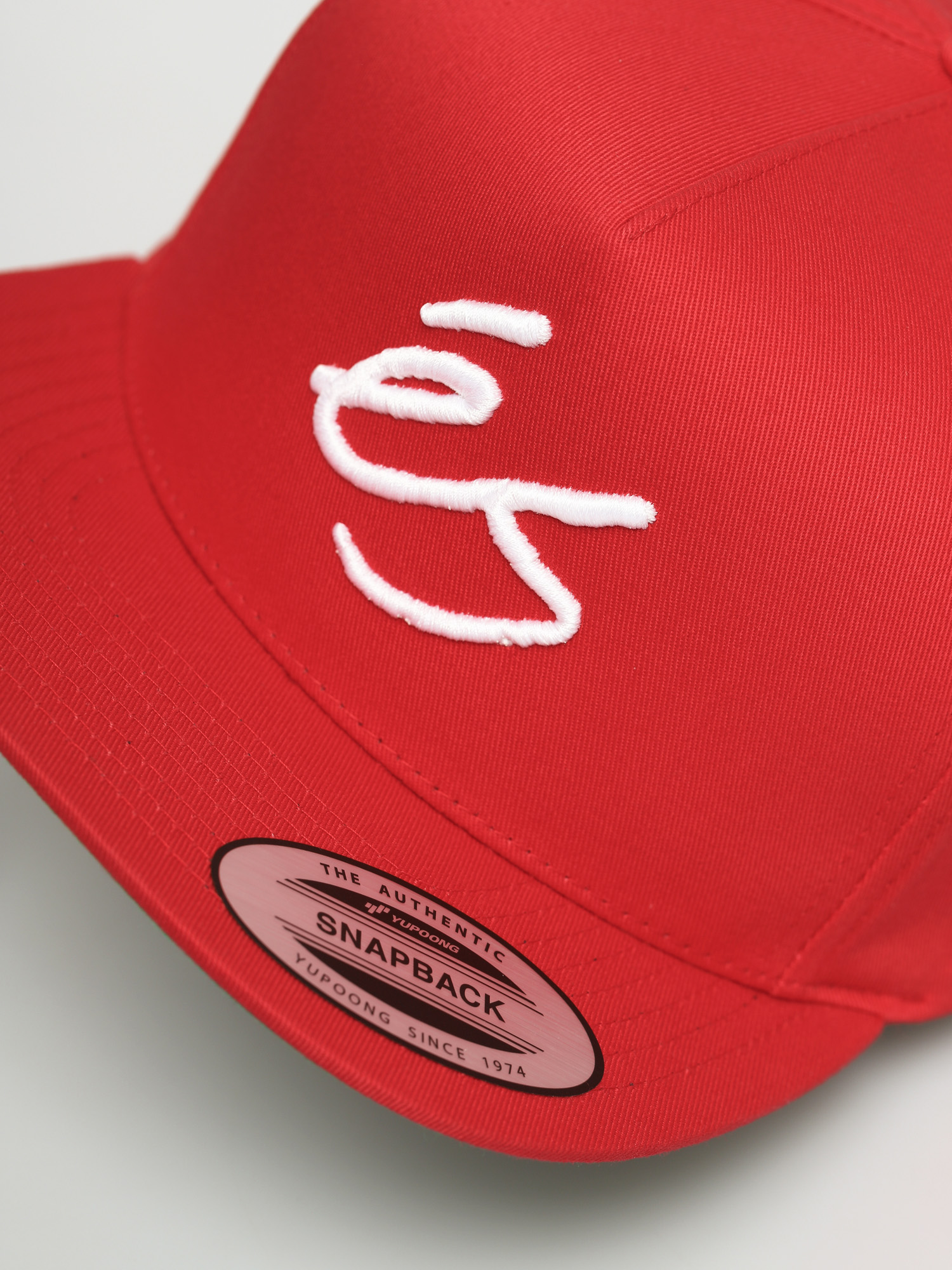 Czapka z daszkiem eS Script Snapback ZD (red)