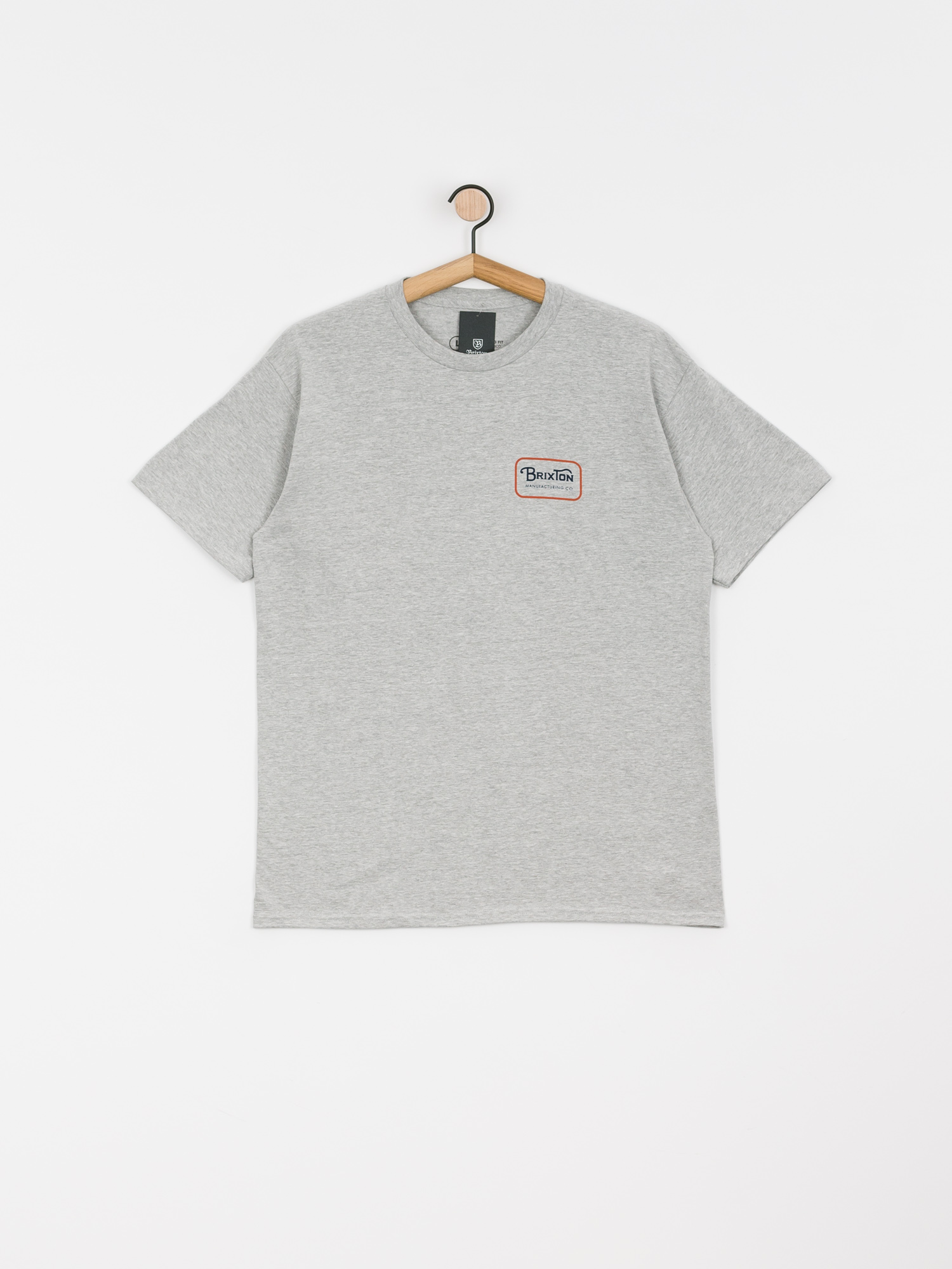 T-shirt Brixton Grade Stnd (heather grey/orange)