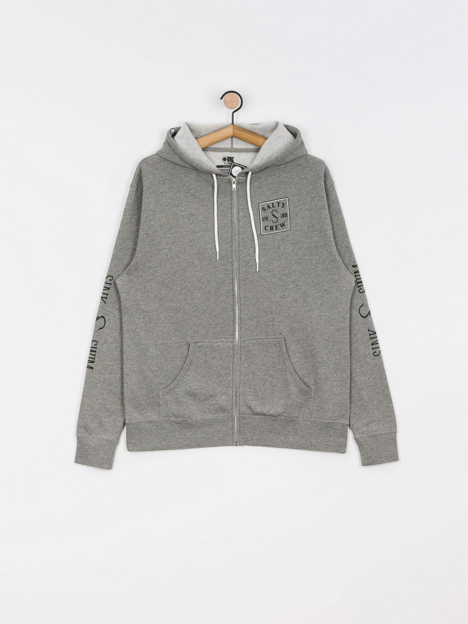 Bluza z kapturem Salty Crew Squared Up ZHD (gunmetal heather)