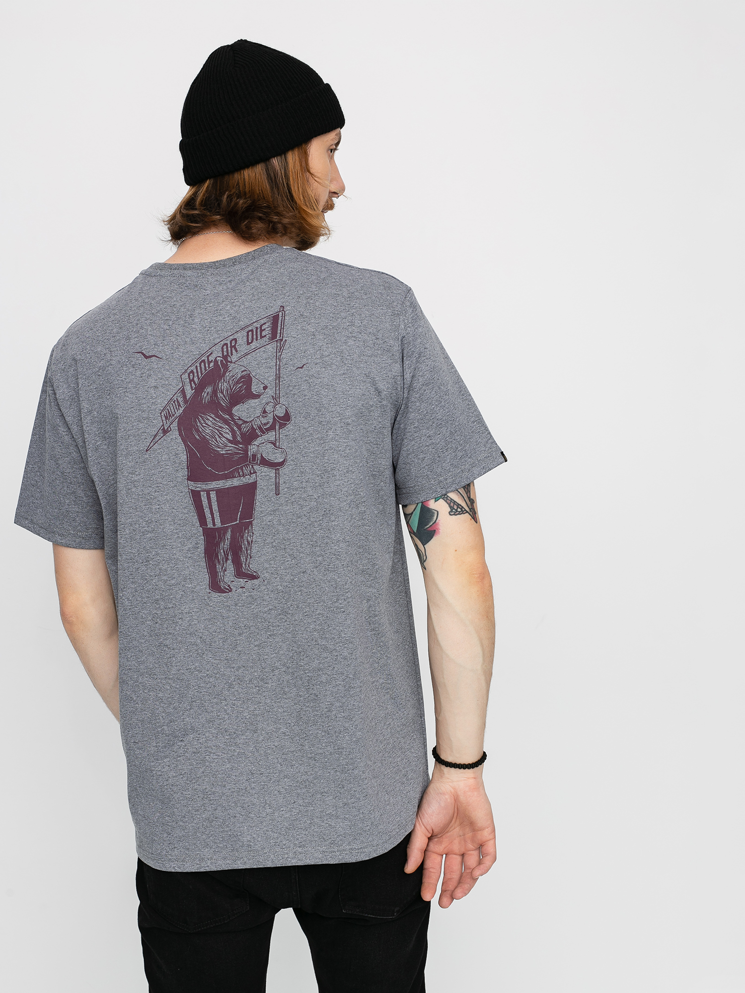 T-shirt Malita Bear (grey)
