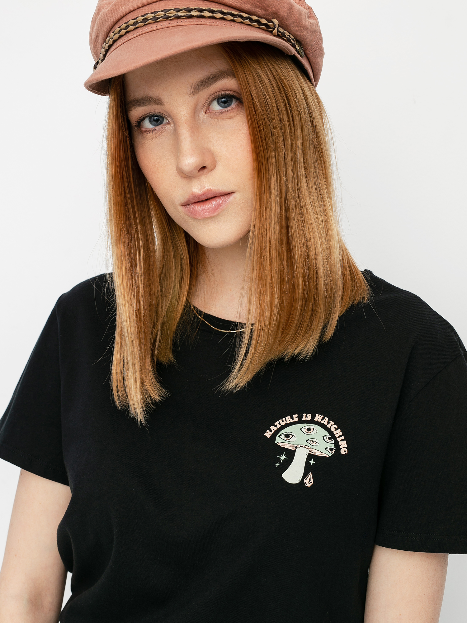 T-shirt Volcom Stoked On Stone Wmn (black)