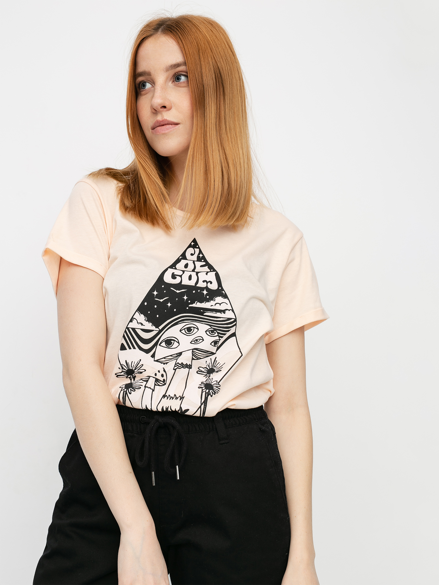 T-shirt Volcom Radical Daze Wmn (light peach)