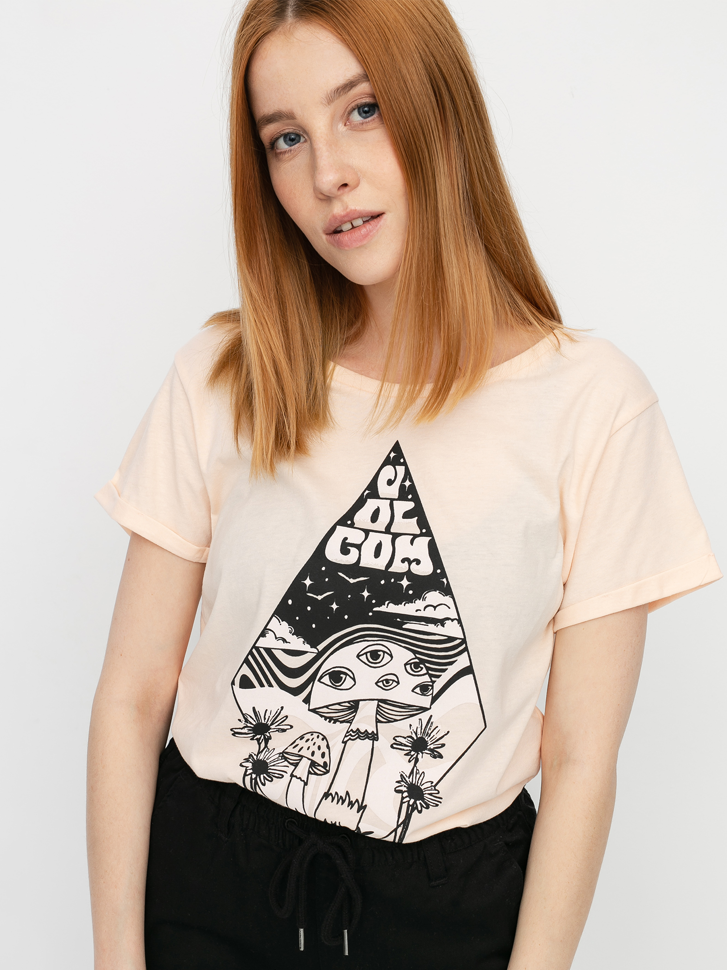 T-shirt Volcom Radical Daze Wmn (light peach)