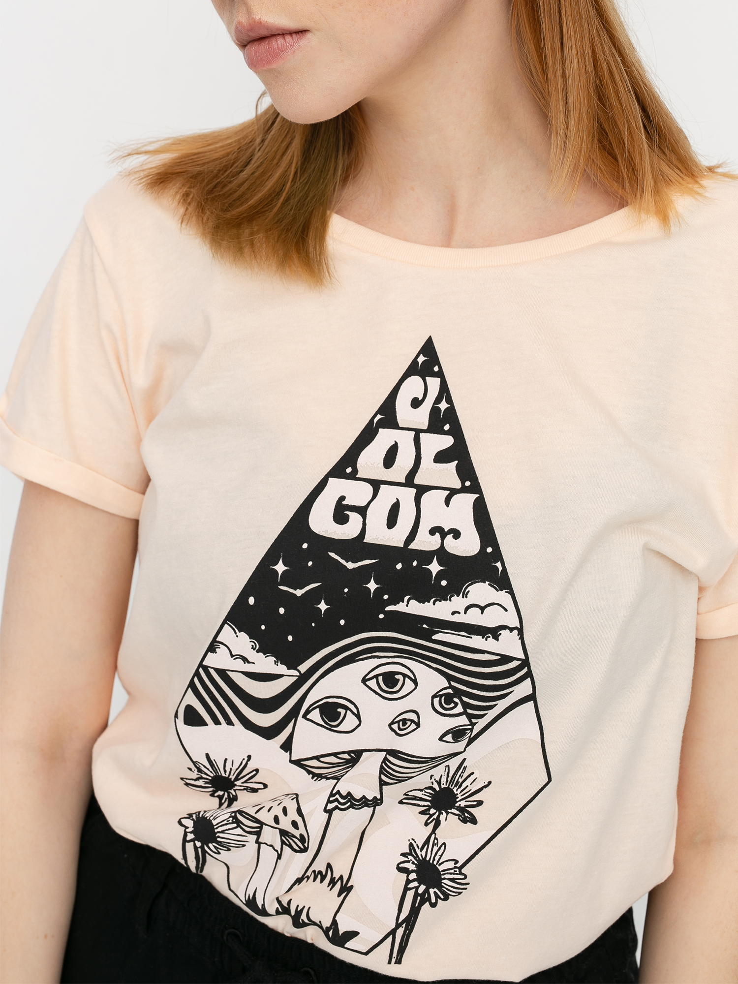 T-shirt Volcom Radical Daze Wmn (light peach)