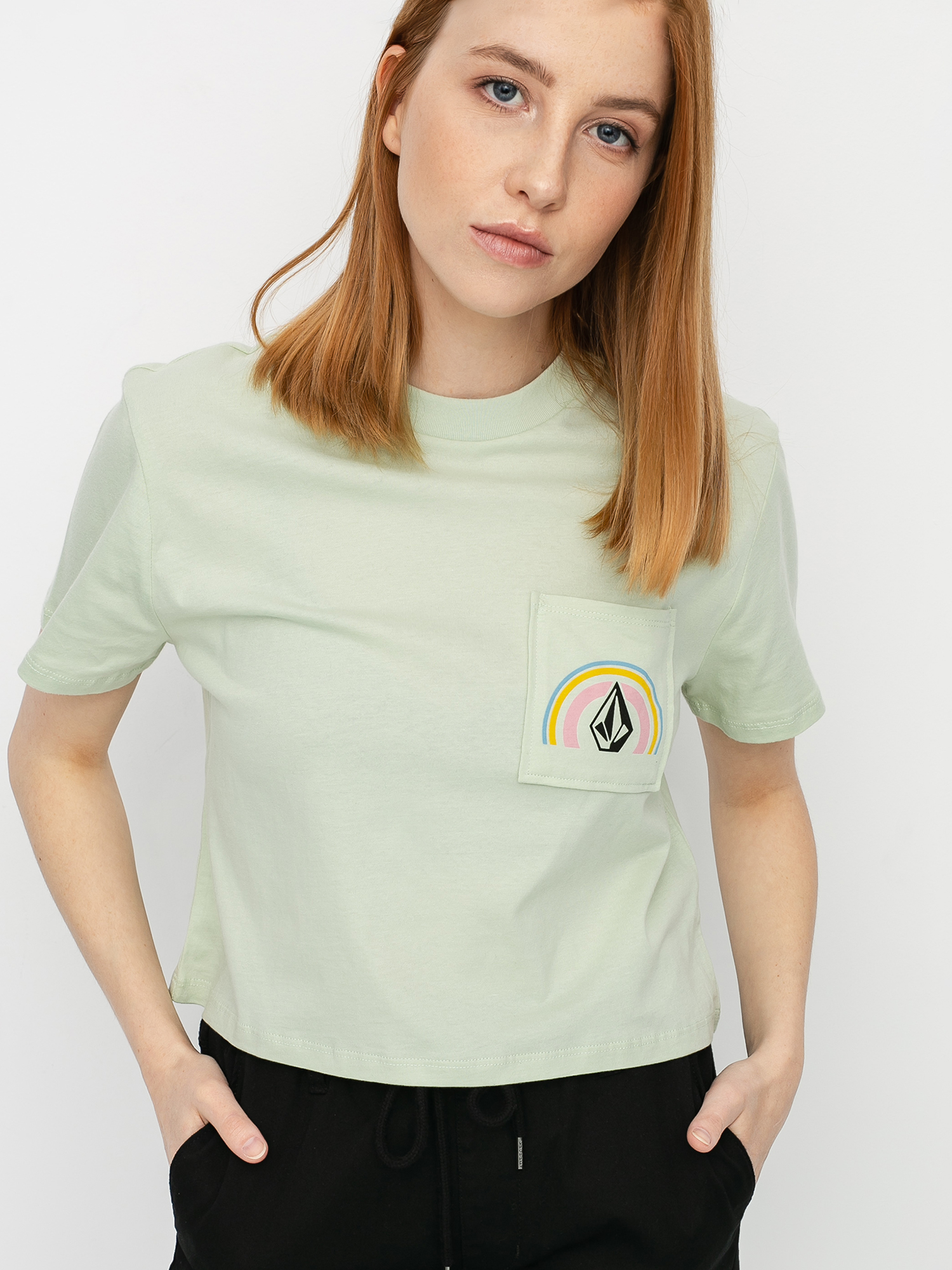 T-shirt Volcom Pocket Dial Wmn (sea glass)