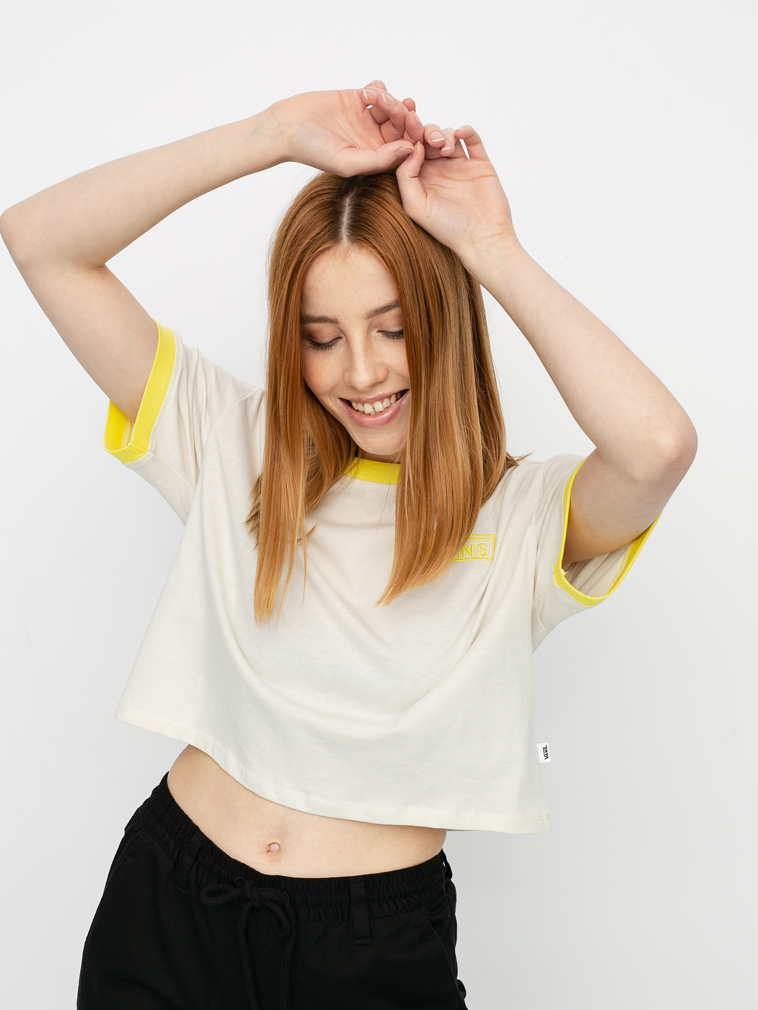 T-shirt Vans Half Tab Wmn (rainy day/lemon tonic)