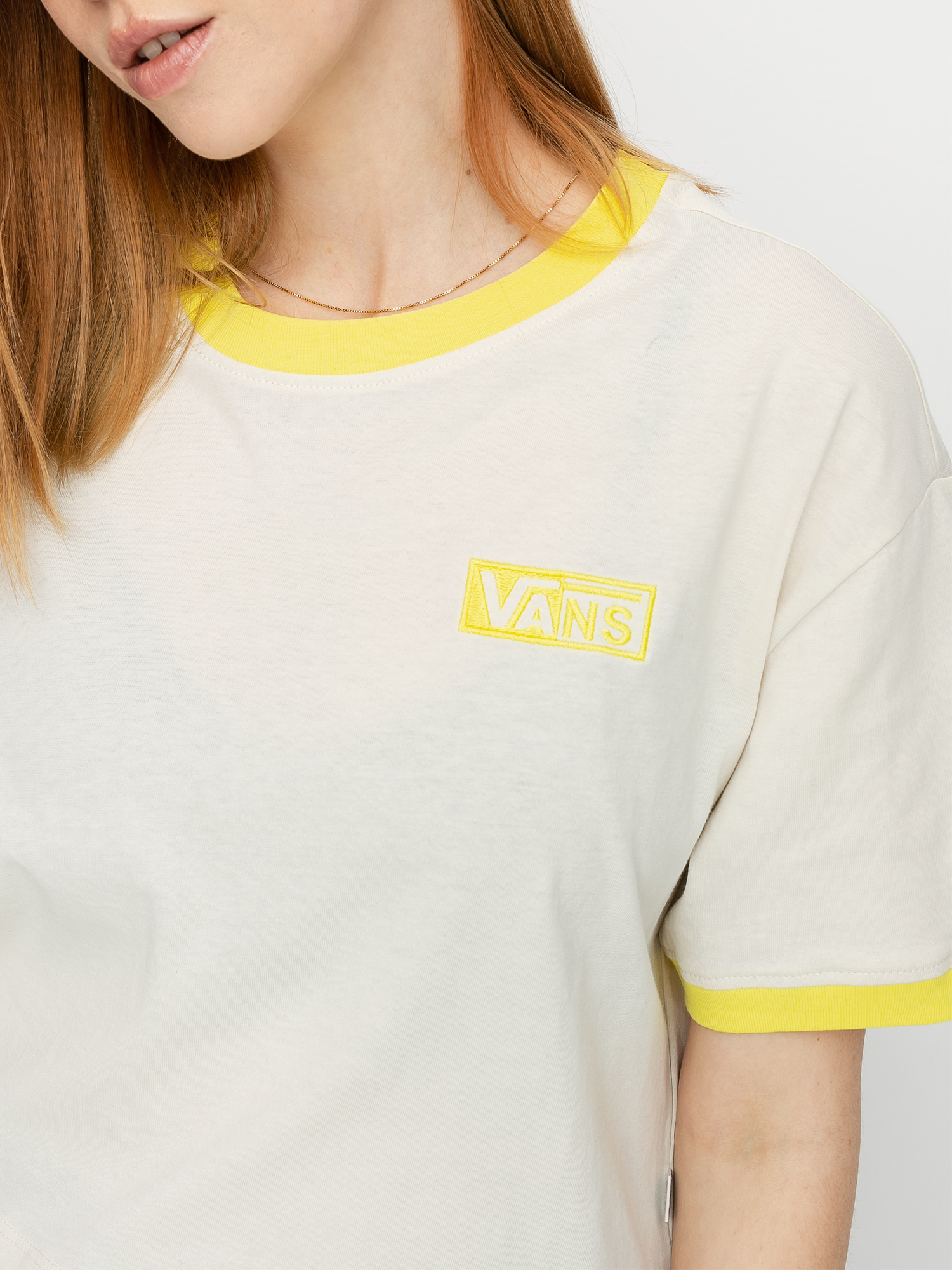 T-shirt Vans Half Tab Wmn (rainy day/lemon tonic)