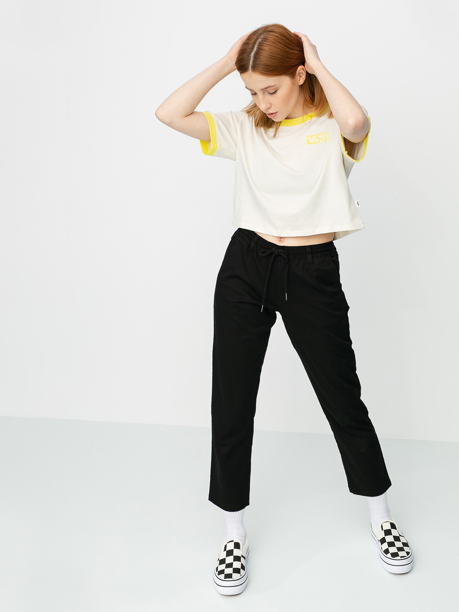 T-shirt Vans Half Tab Wmn (rainy day/lemon tonic)