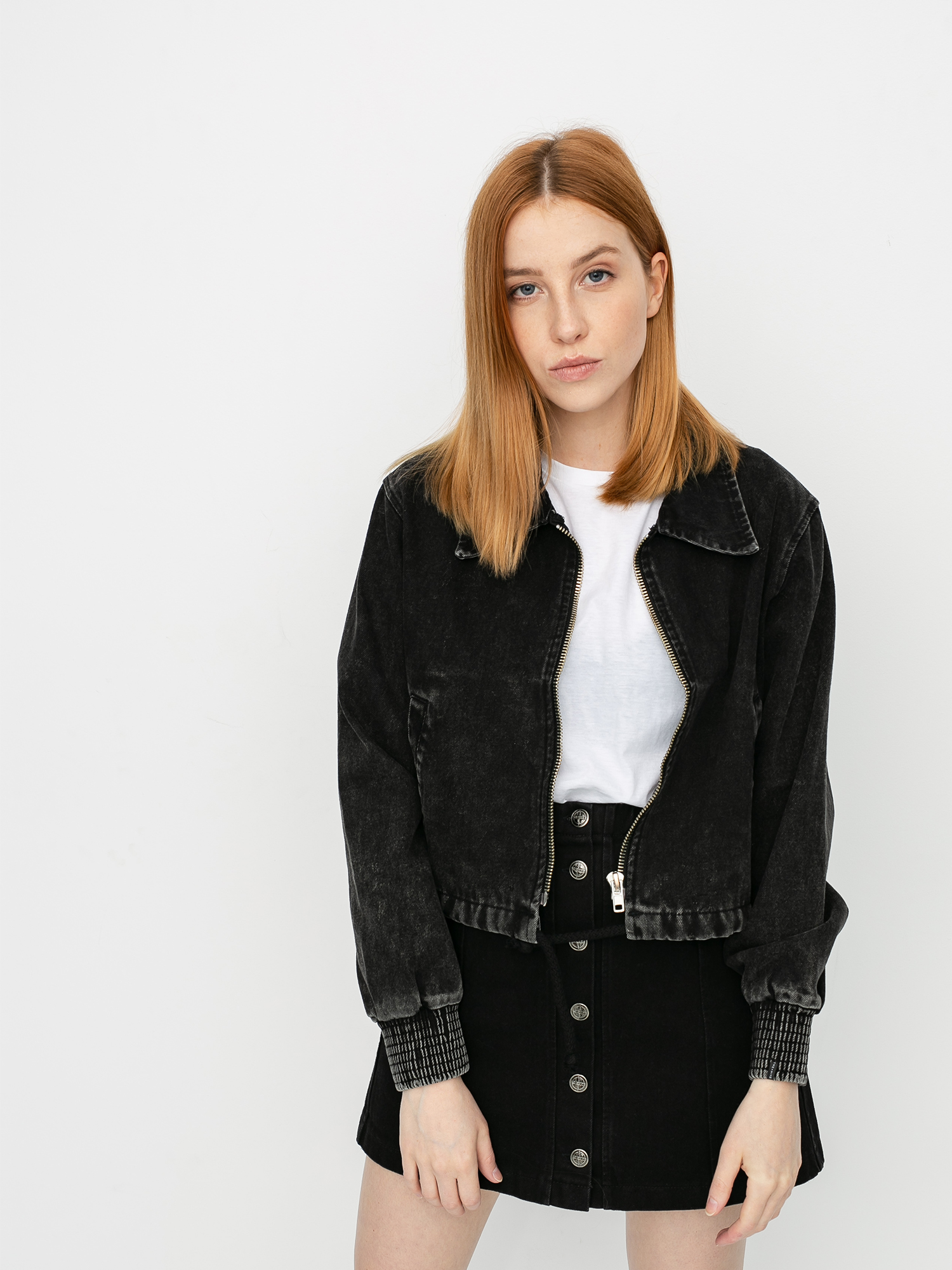 Kurtka The Hive Denim Zip Wmn (black)