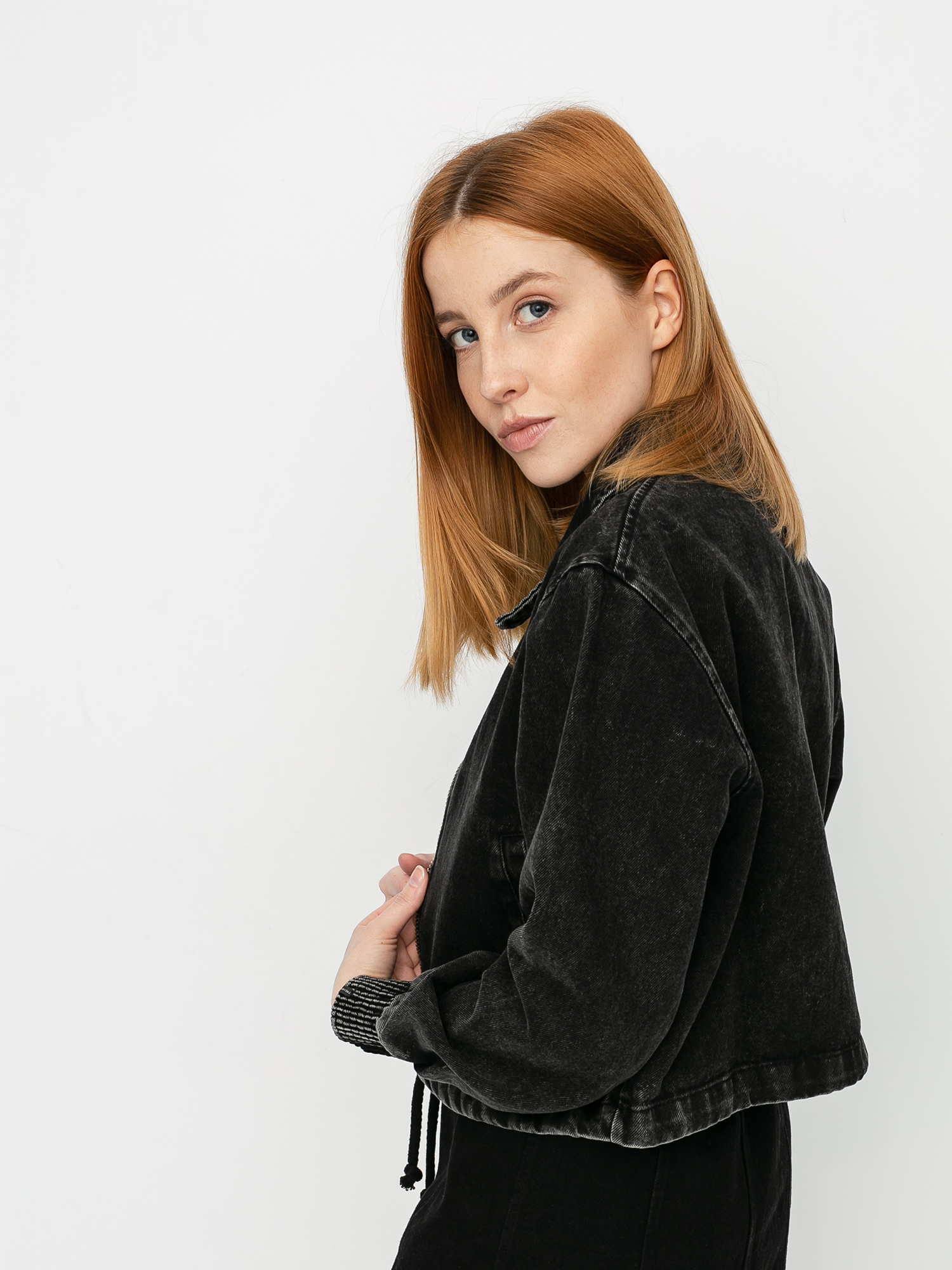 Kurtka The Hive Denim Zip Wmn (black)