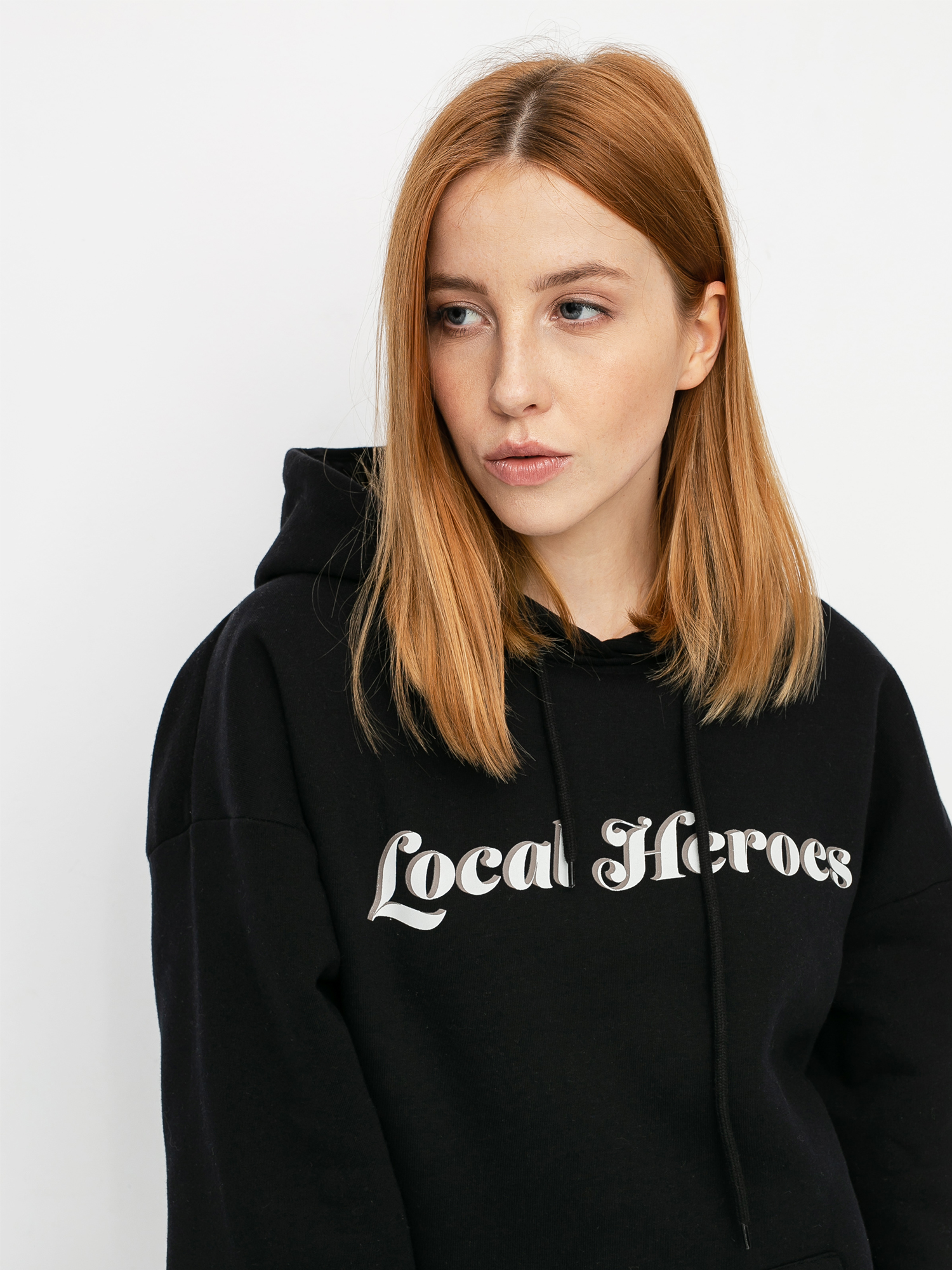 Bluza z kapturem Local Heroes Calligraphy HD Wmn (black)