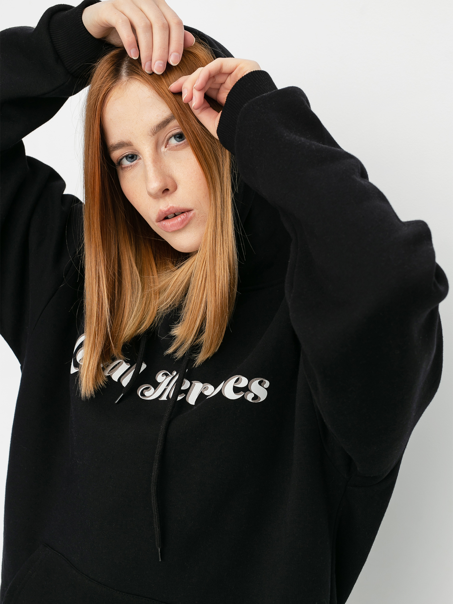 Bluza z kapturem Local Heroes Calligraphy HD Wmn (black)