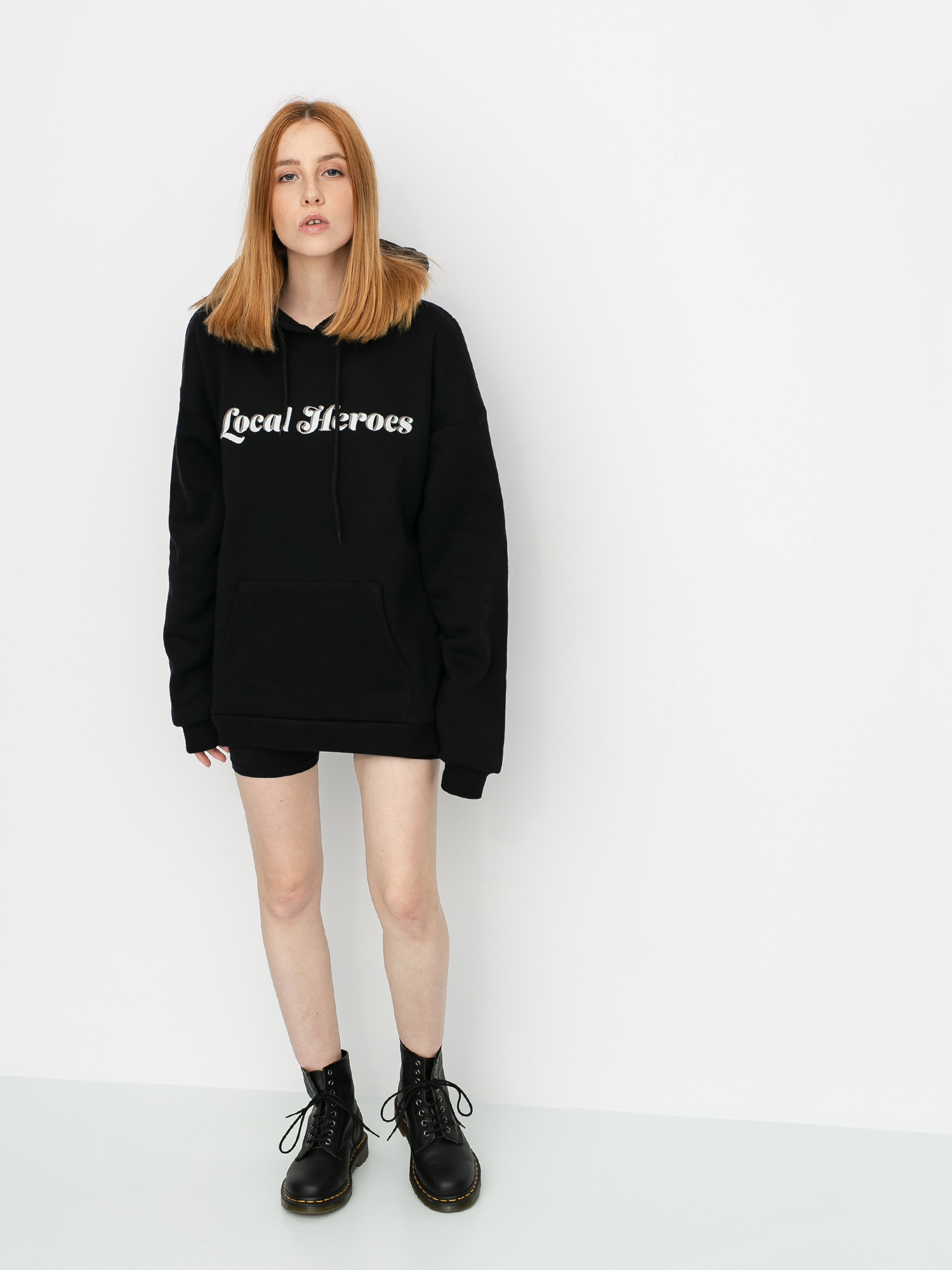 Bluza z kapturem Local Heroes Calligraphy HD Wmn (black)
