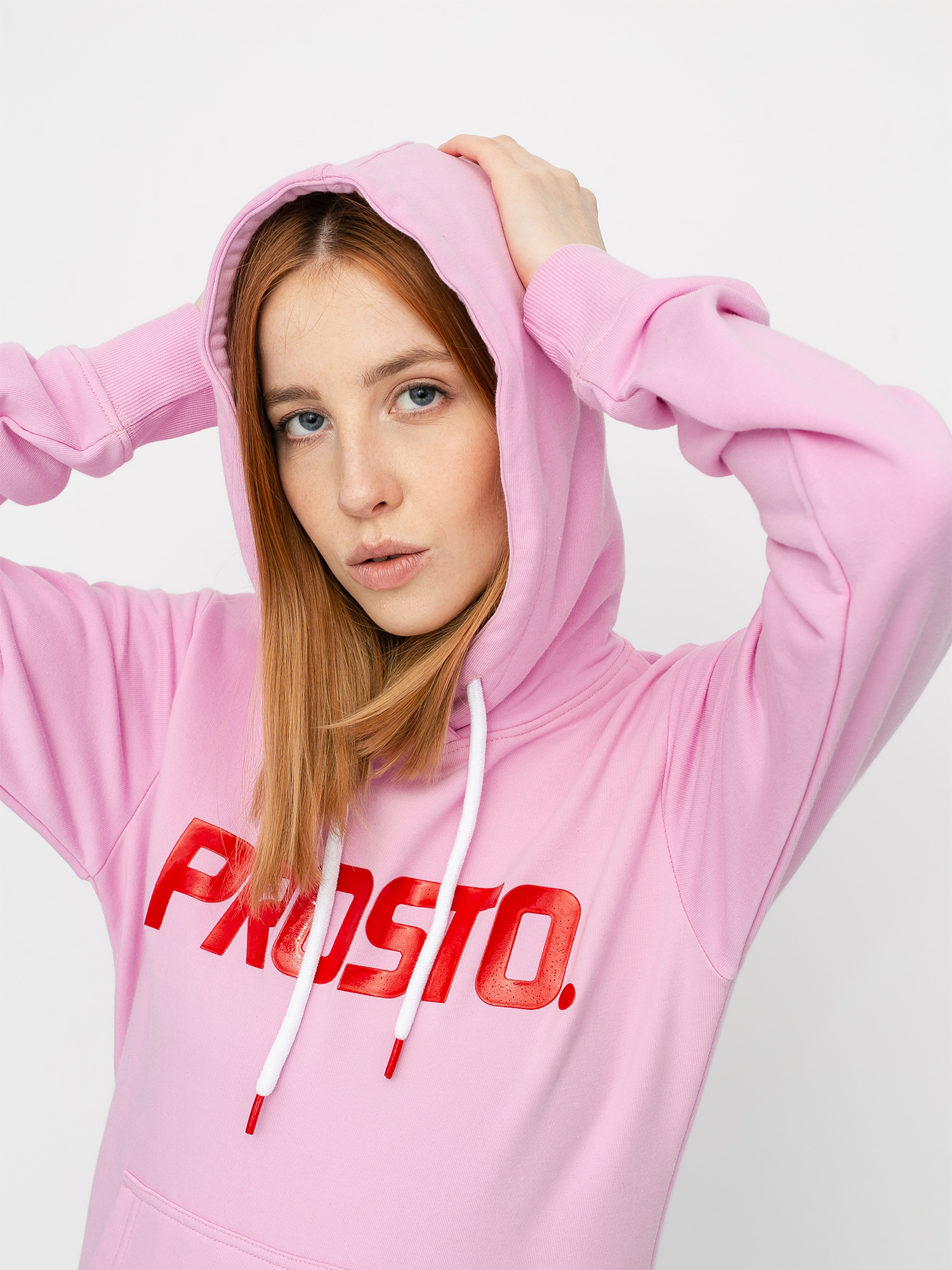 Bluza z kapturem Prosto Claho HD Wmn (pink)