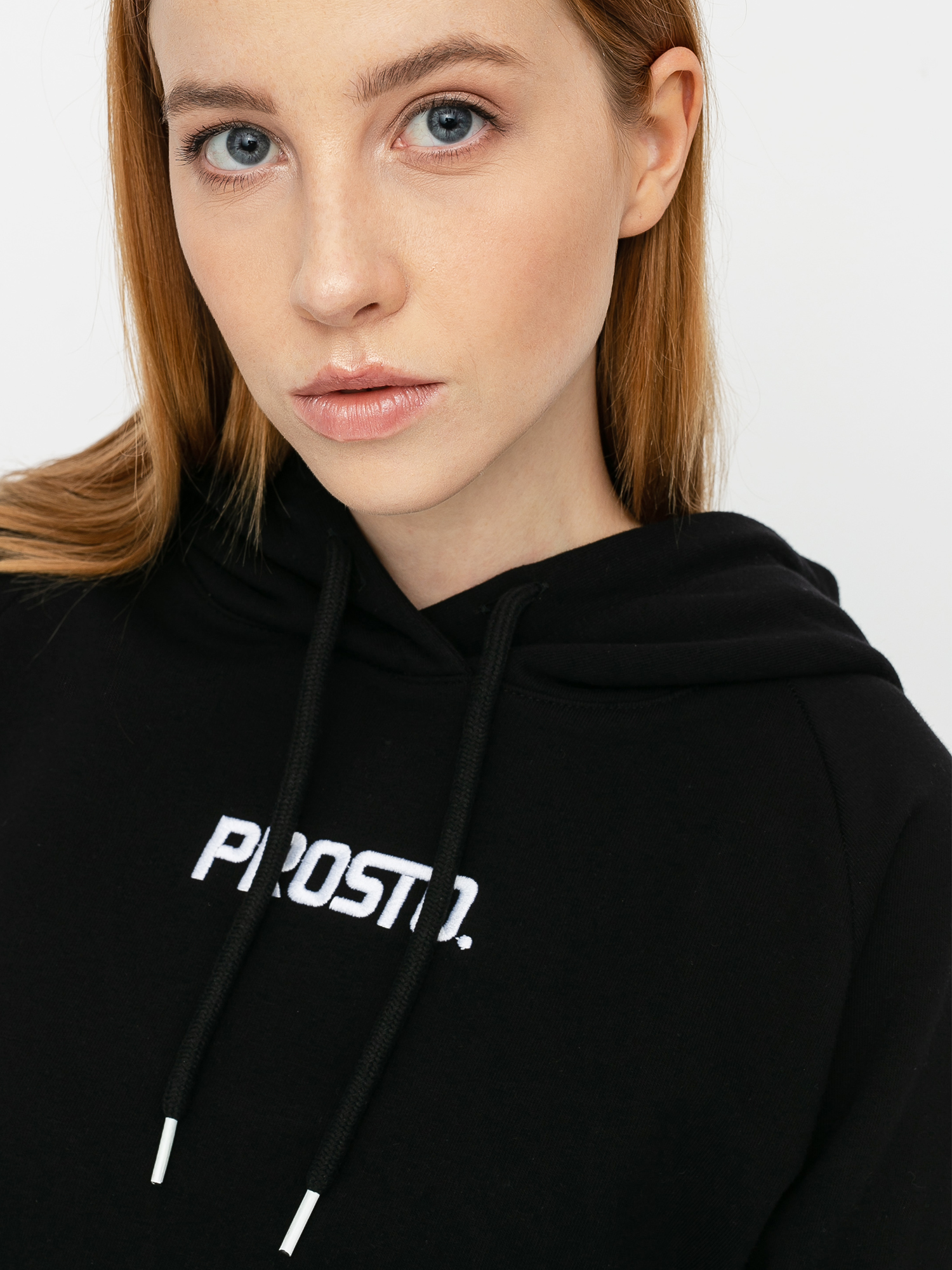 Bluza z kapturem Prosto Croppie HD Wmn (black)