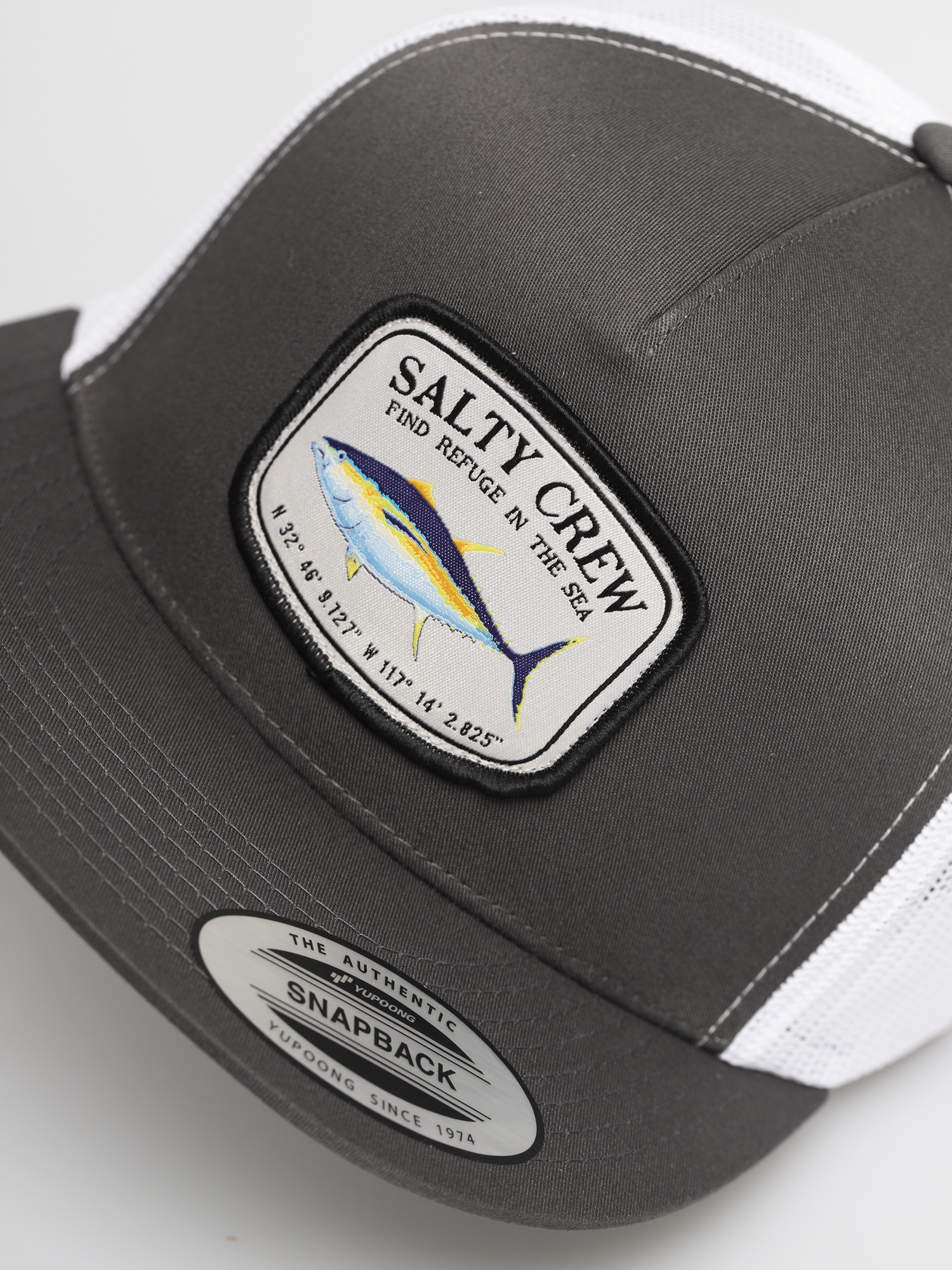 Czapka z daszkiem Salty Crew Pacific Trucker ZD (dark grey/white)